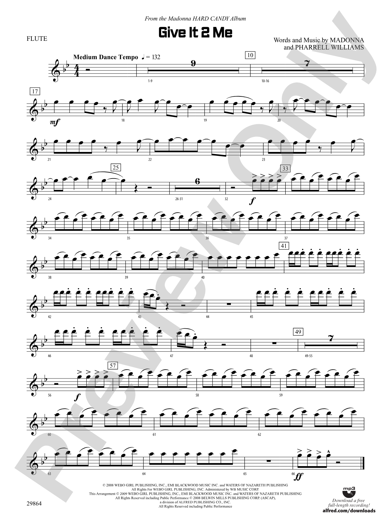 Give It 2 Me: Flute