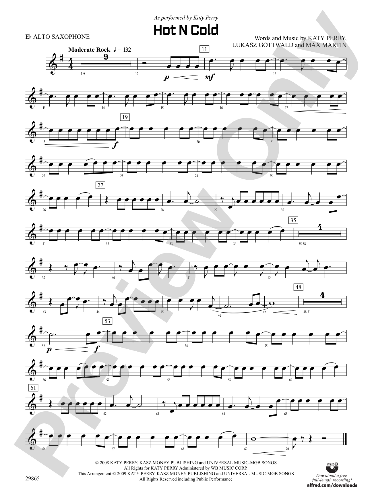 Hot N Cold: E-flat Alto Saxophone