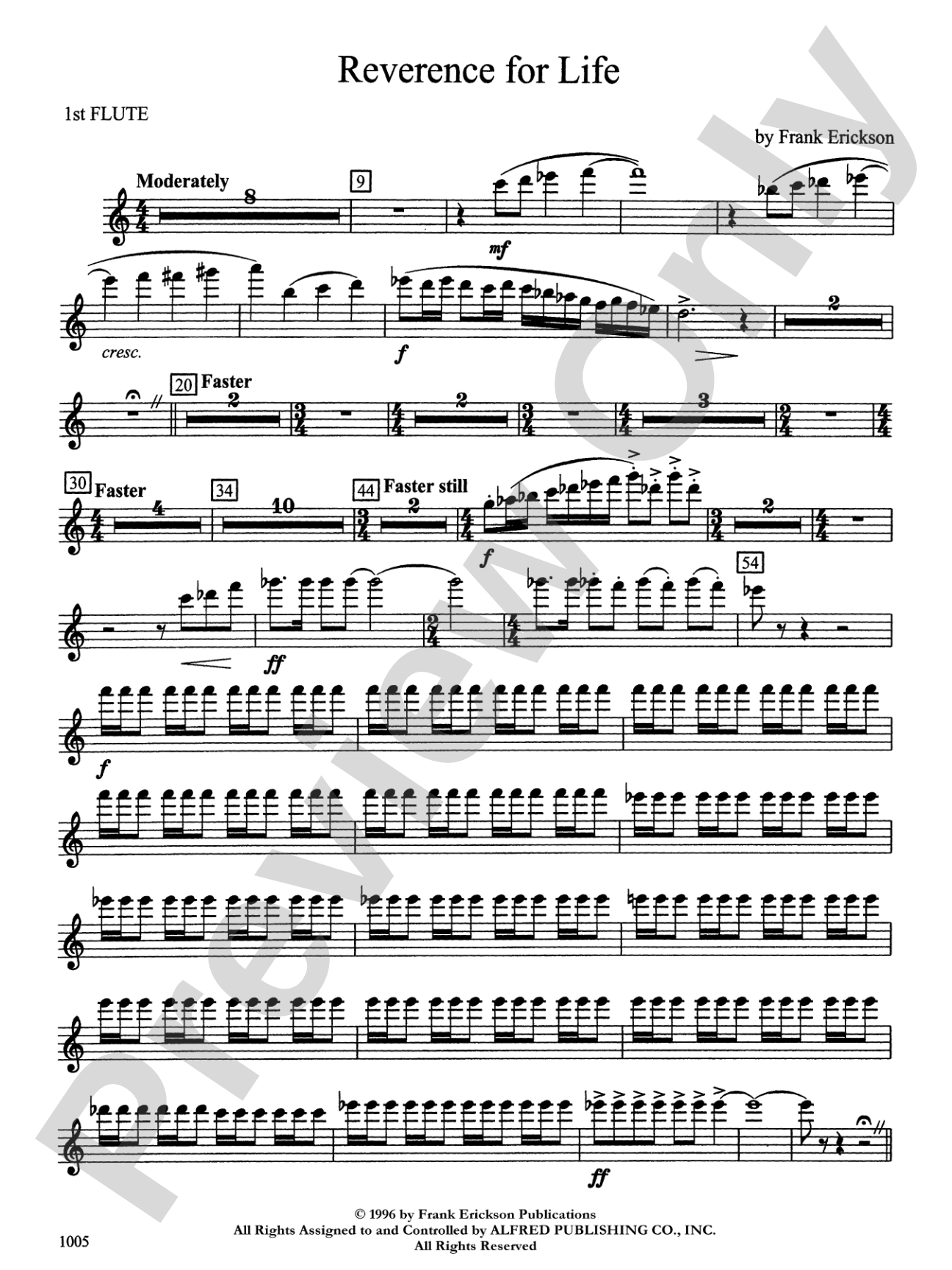 Reverence for Life: Flute