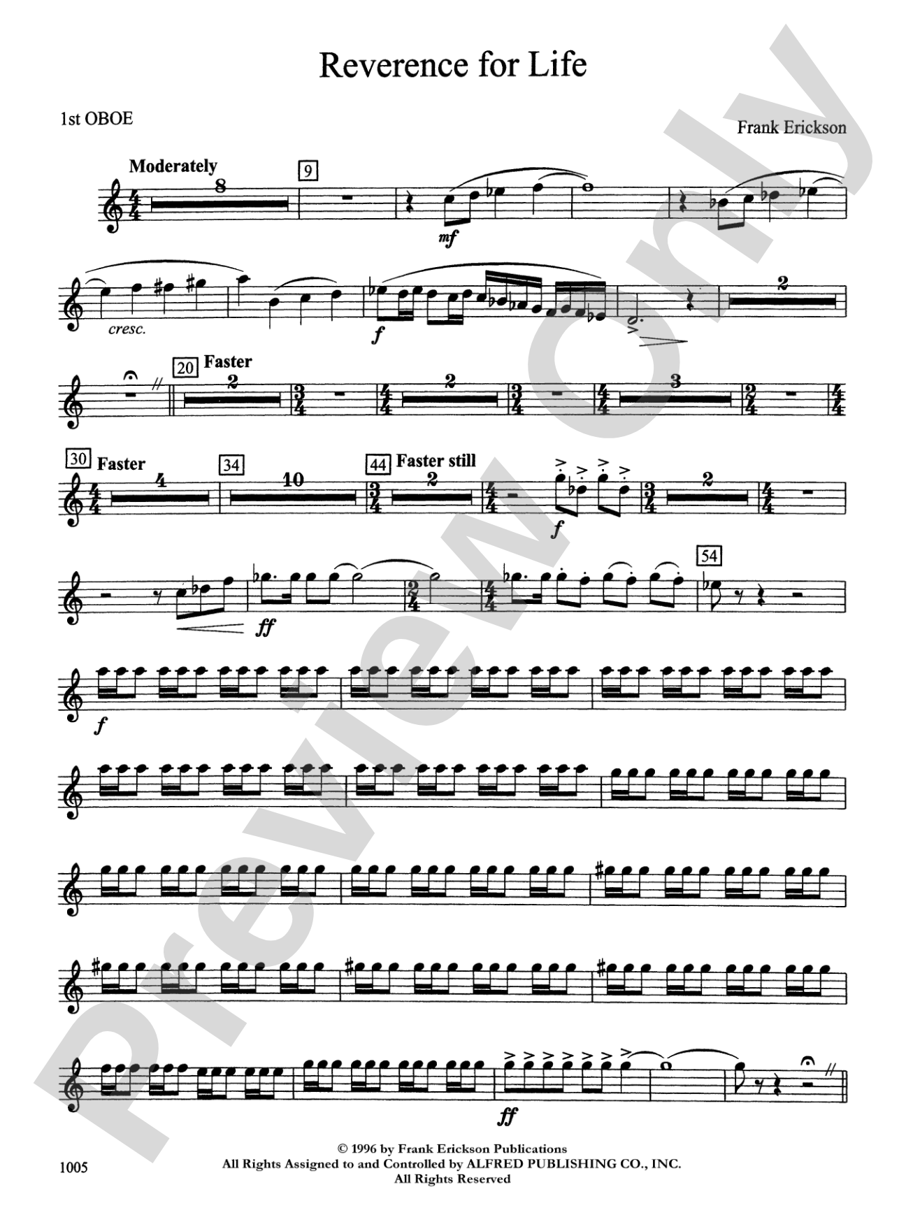 Reverence for Life: Oboe