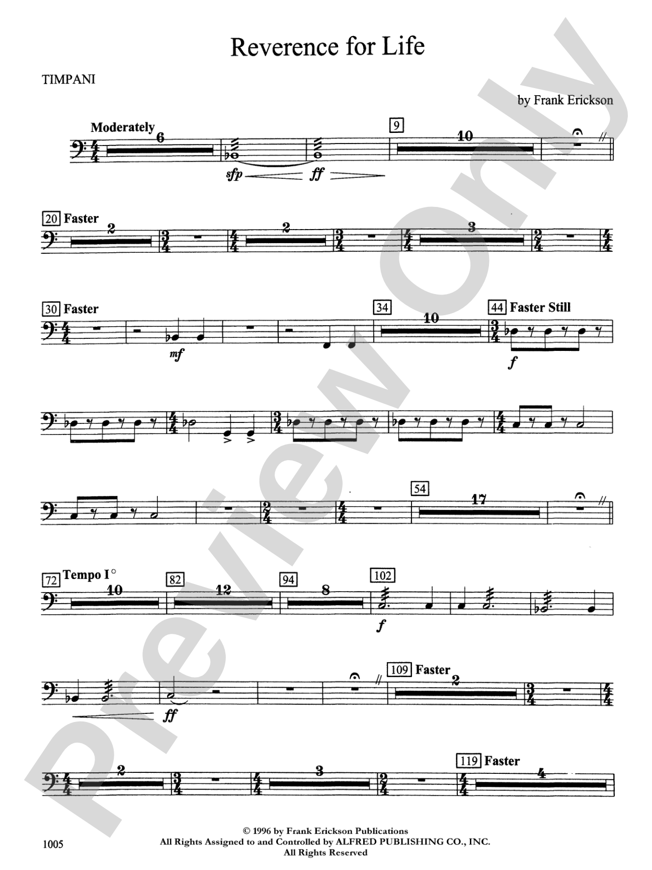 Reverence for Life: Timpani