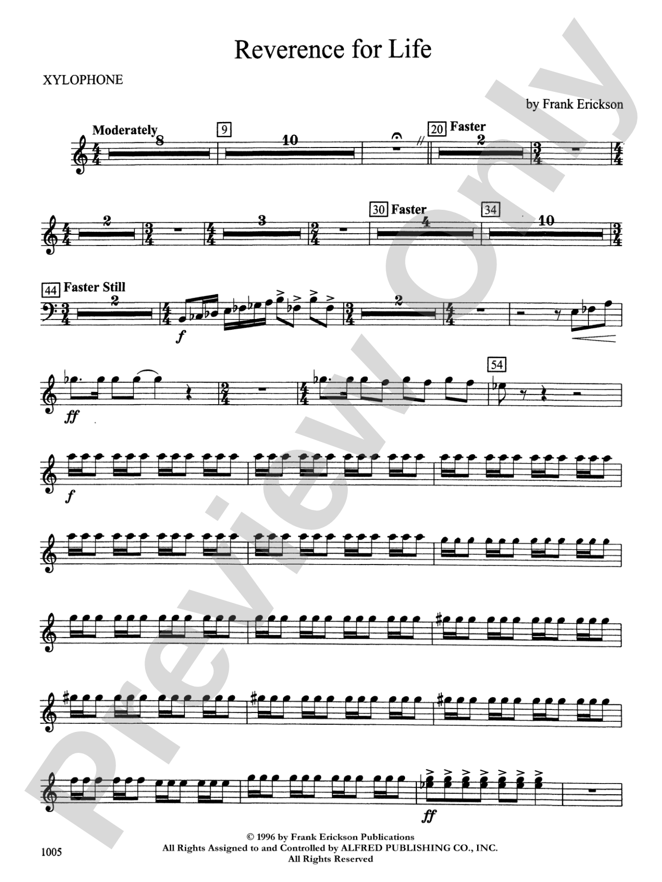 Reverence for Life: Xylophone