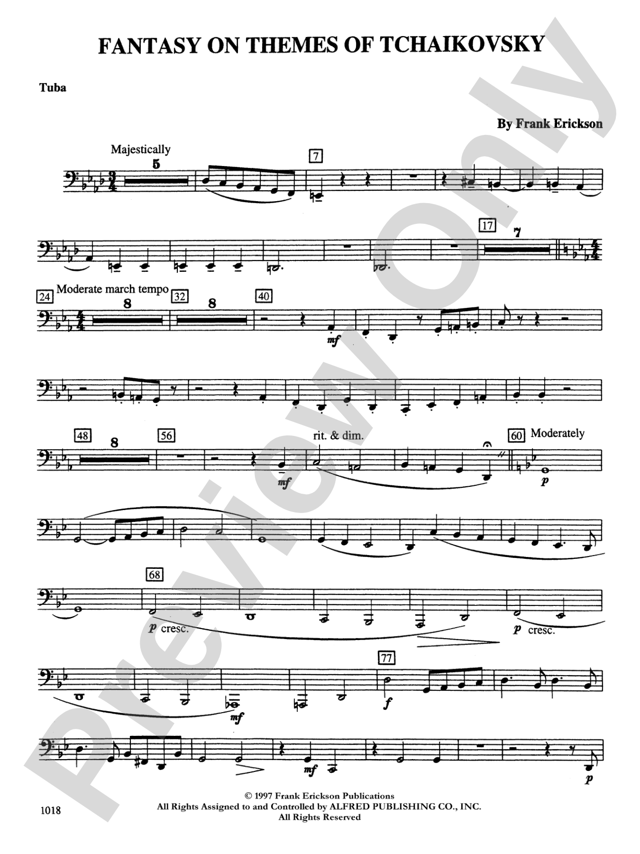 Fantasy on Themes from Tchaikovsky: Tuba