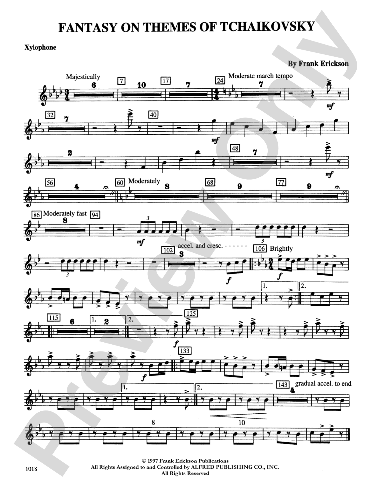 Fantasy on Themes from Tchaikovsky: Xylophone