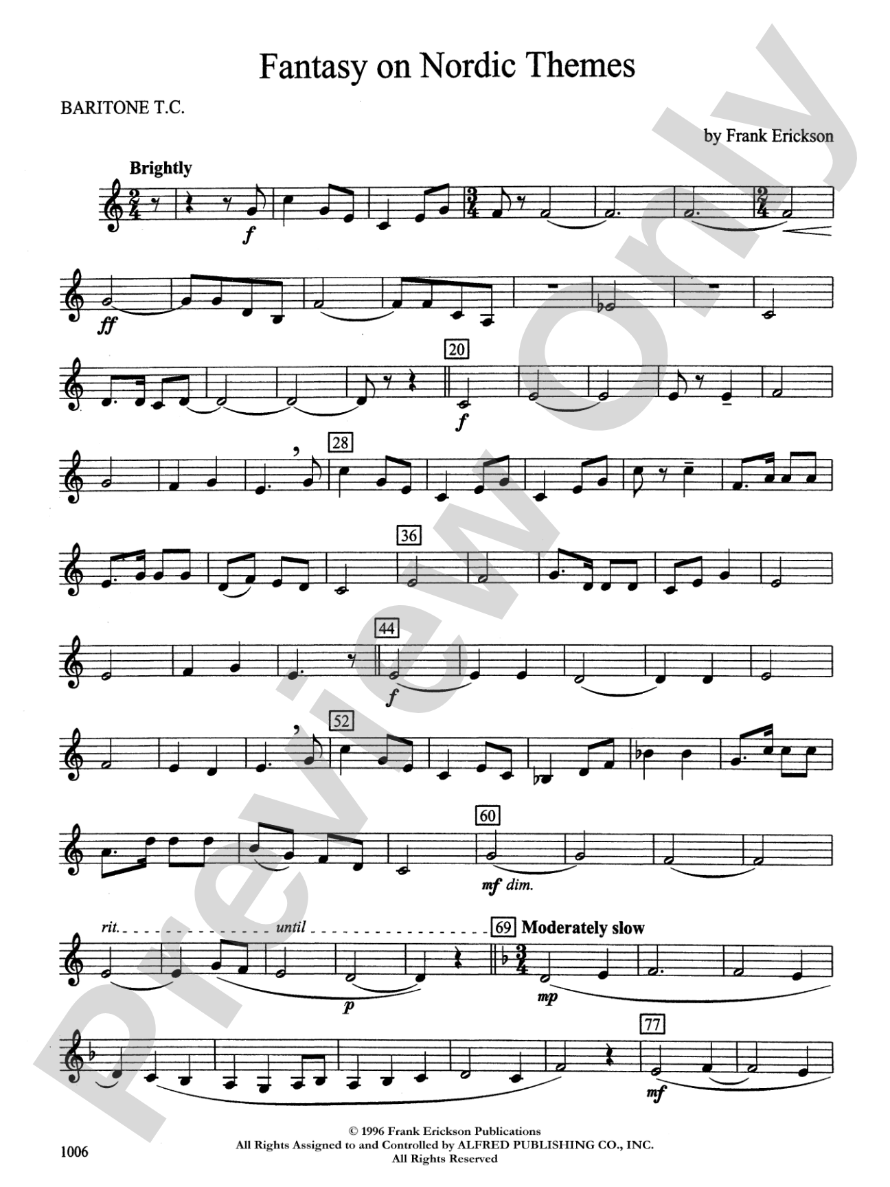 Fantasy on Nordic Themes: Baritone T.C.