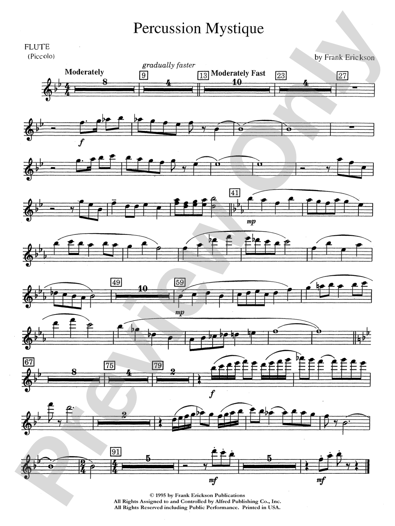 Percussion Mystique: Flute