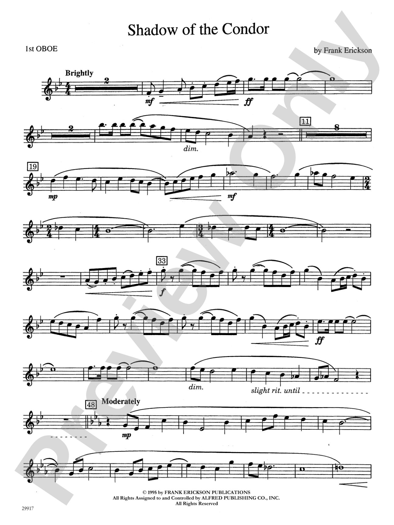 Shadow of the Condor: Oboe