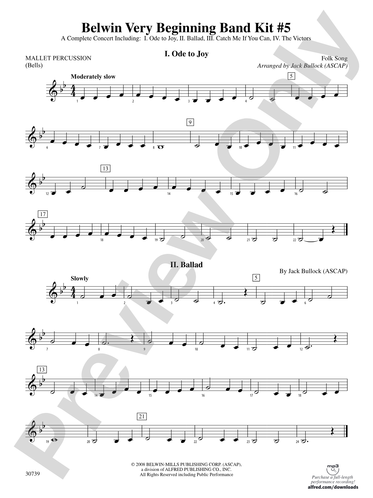 Belwin Very Beginning Band Kit #5: Mallets