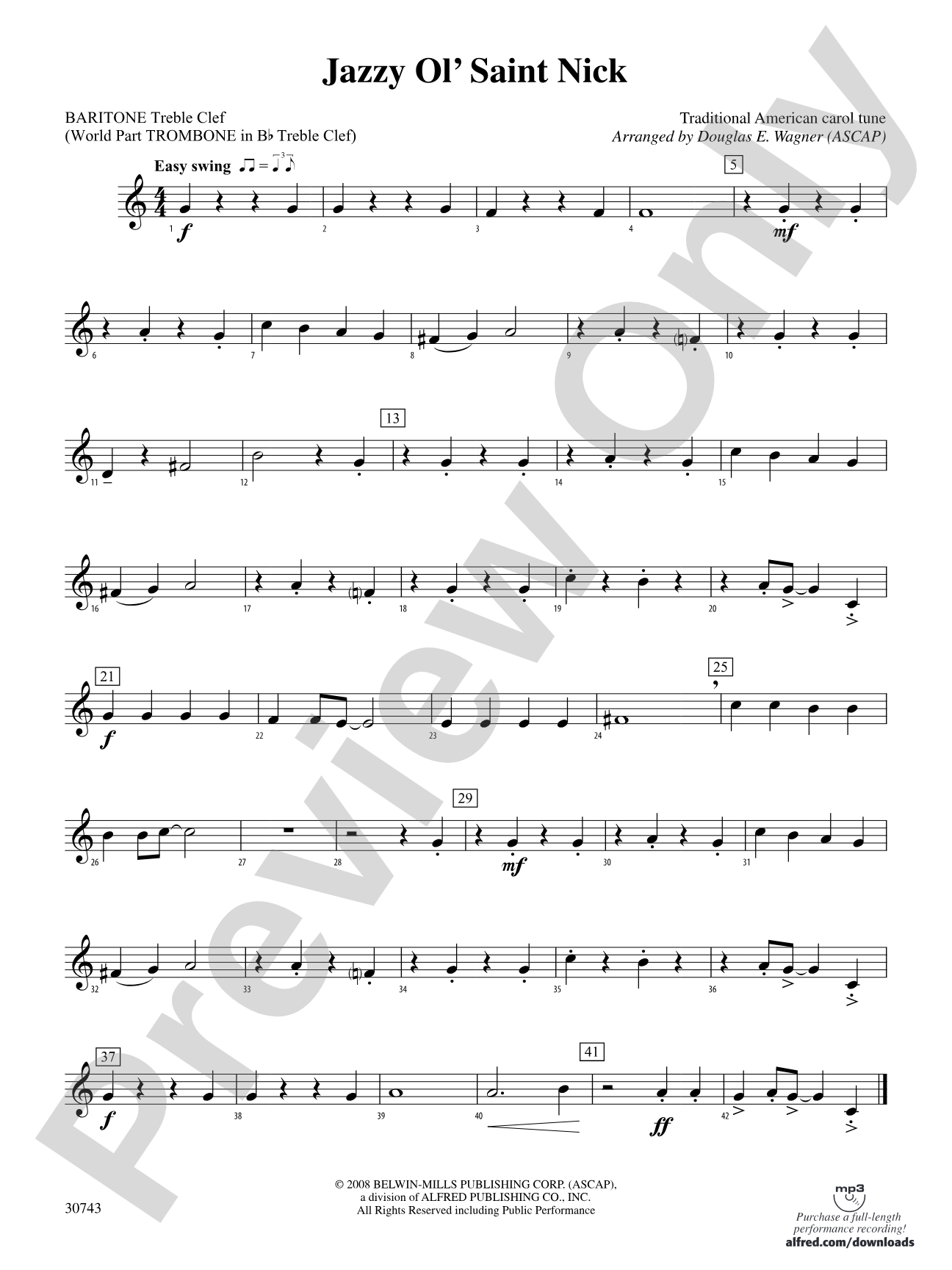 Jazzy Ol' Saint Nick: Baritone T.C.