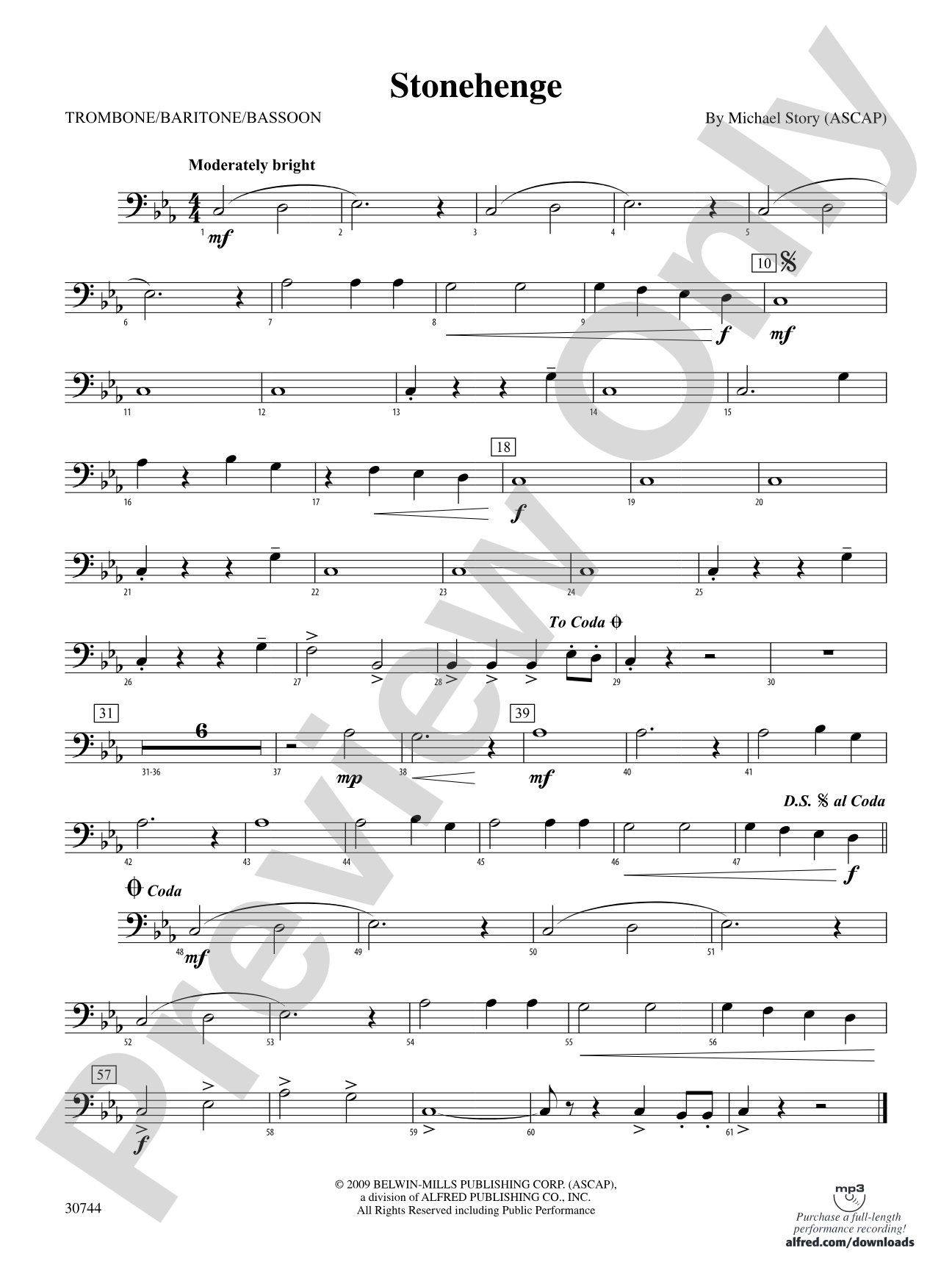 Stonehenge: 1st Trombone