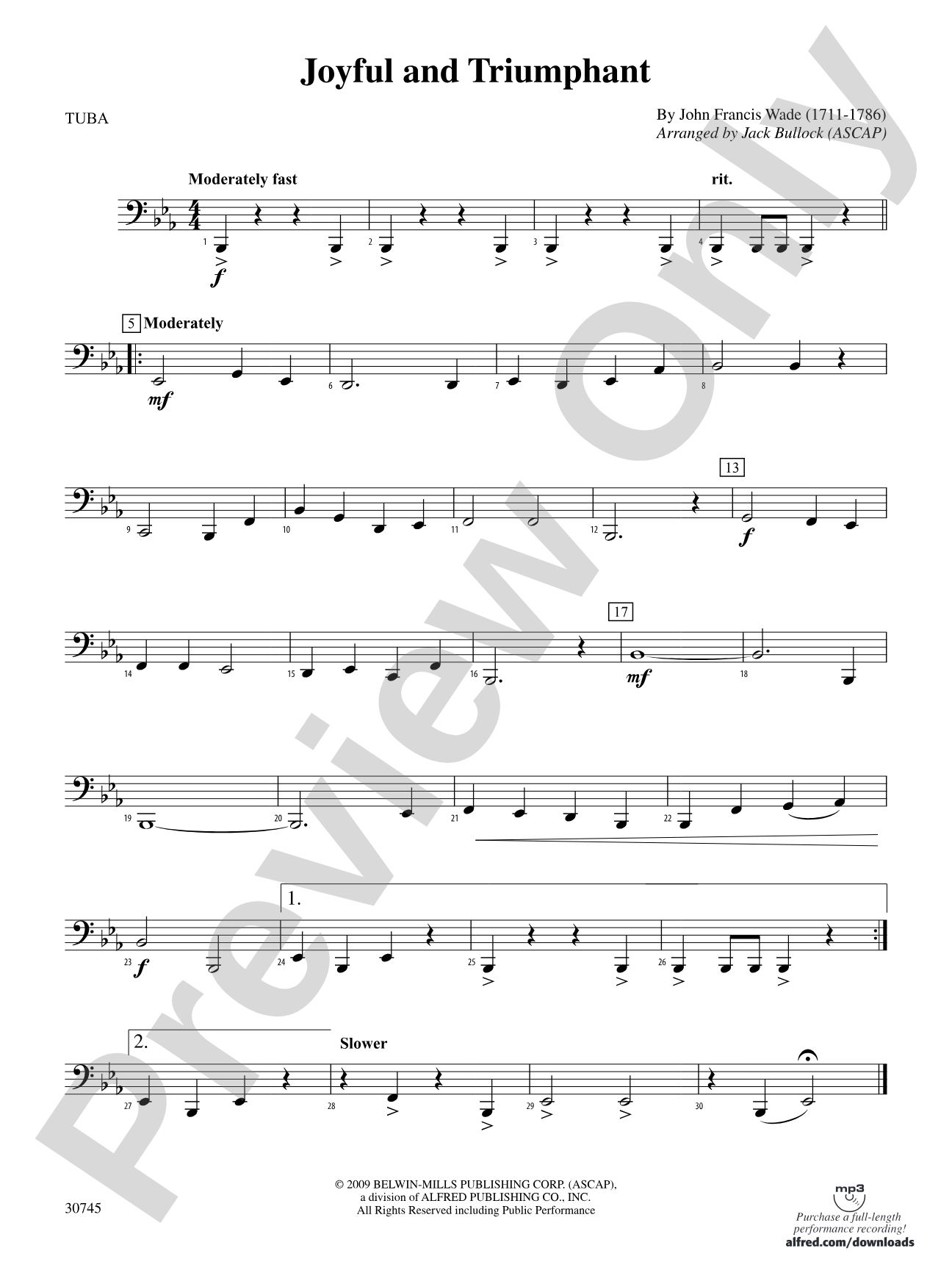 Joyful and Triumphant: Tuba