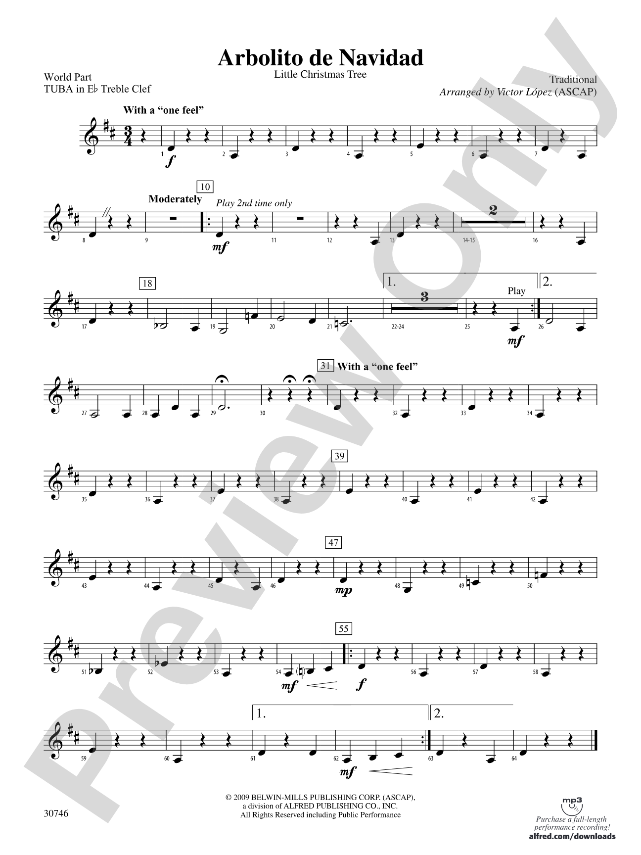 Arbolito de Navidad: (wp) E-flat Tuba T.C.