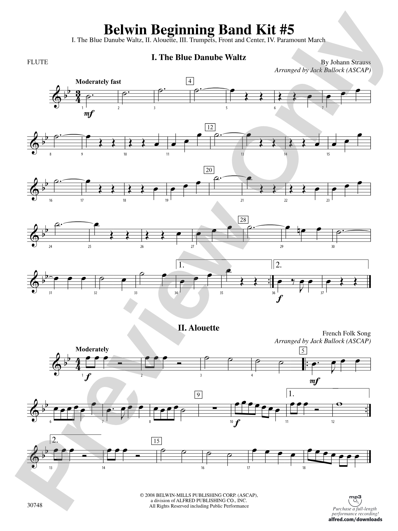 Belwin Beginning Band Kit #5: Flute