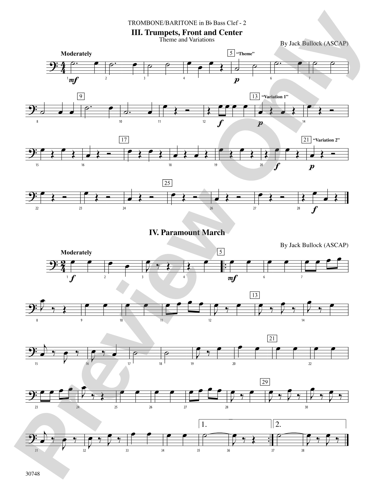 Belwin Beginning Band Kit #5: (wp) 1st B-flat Trombone B.C.