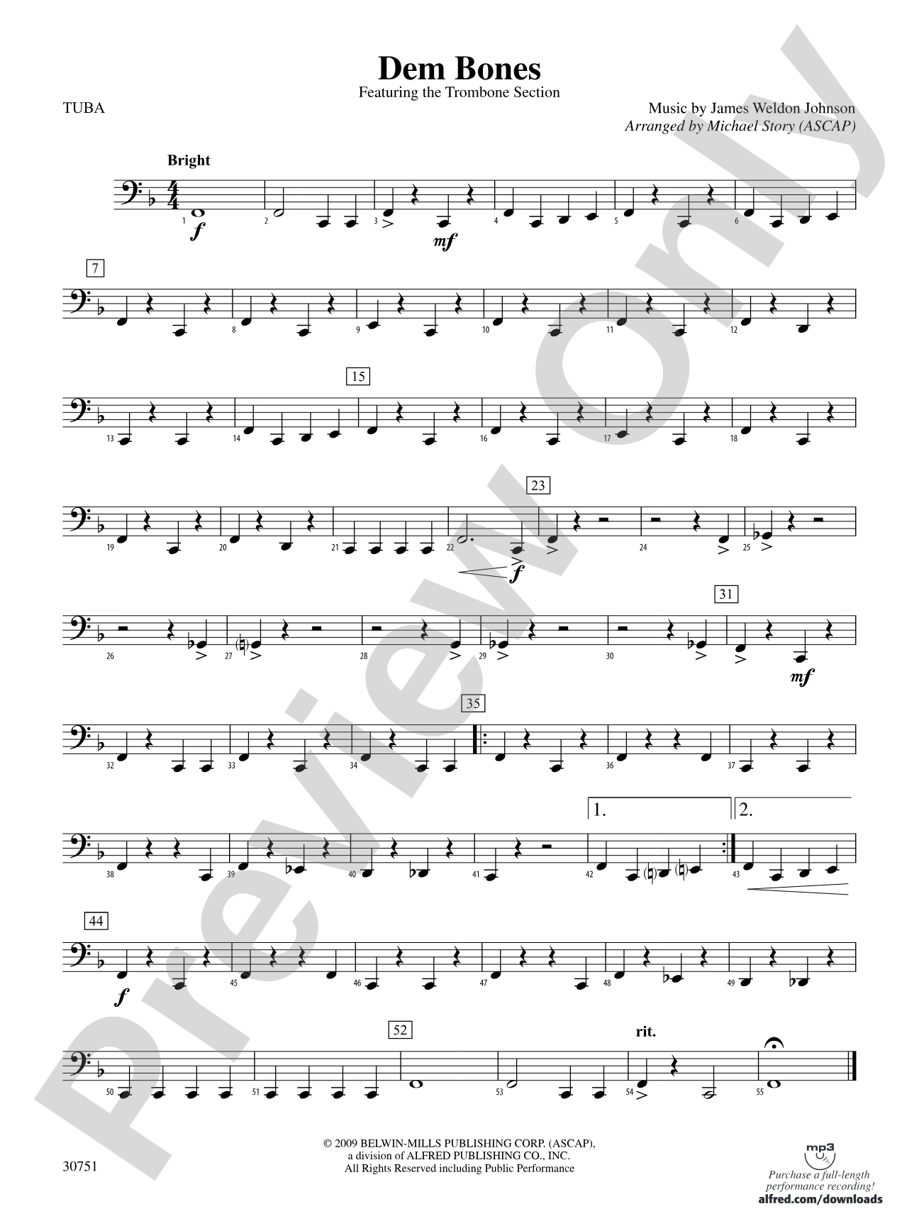 Dem Bones: Tuba