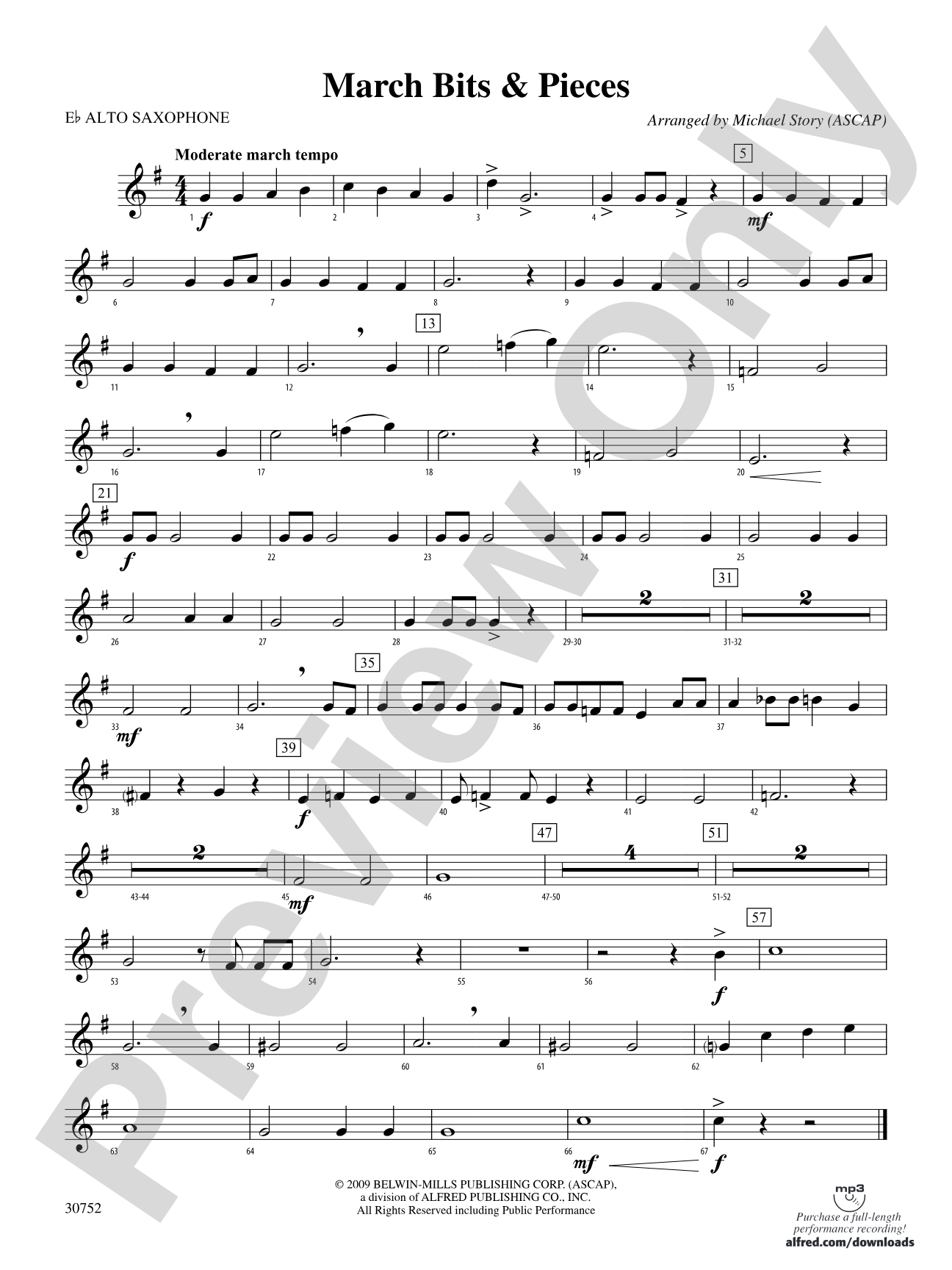 March Bits & Pieces: E-flat Alto Saxophone