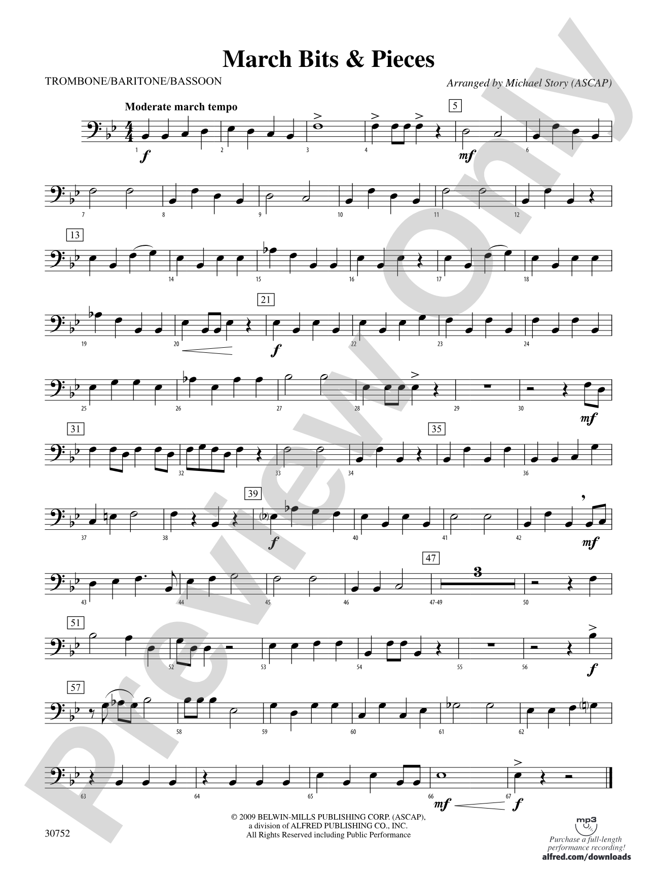 March Bits & Pieces: 1st Trombone