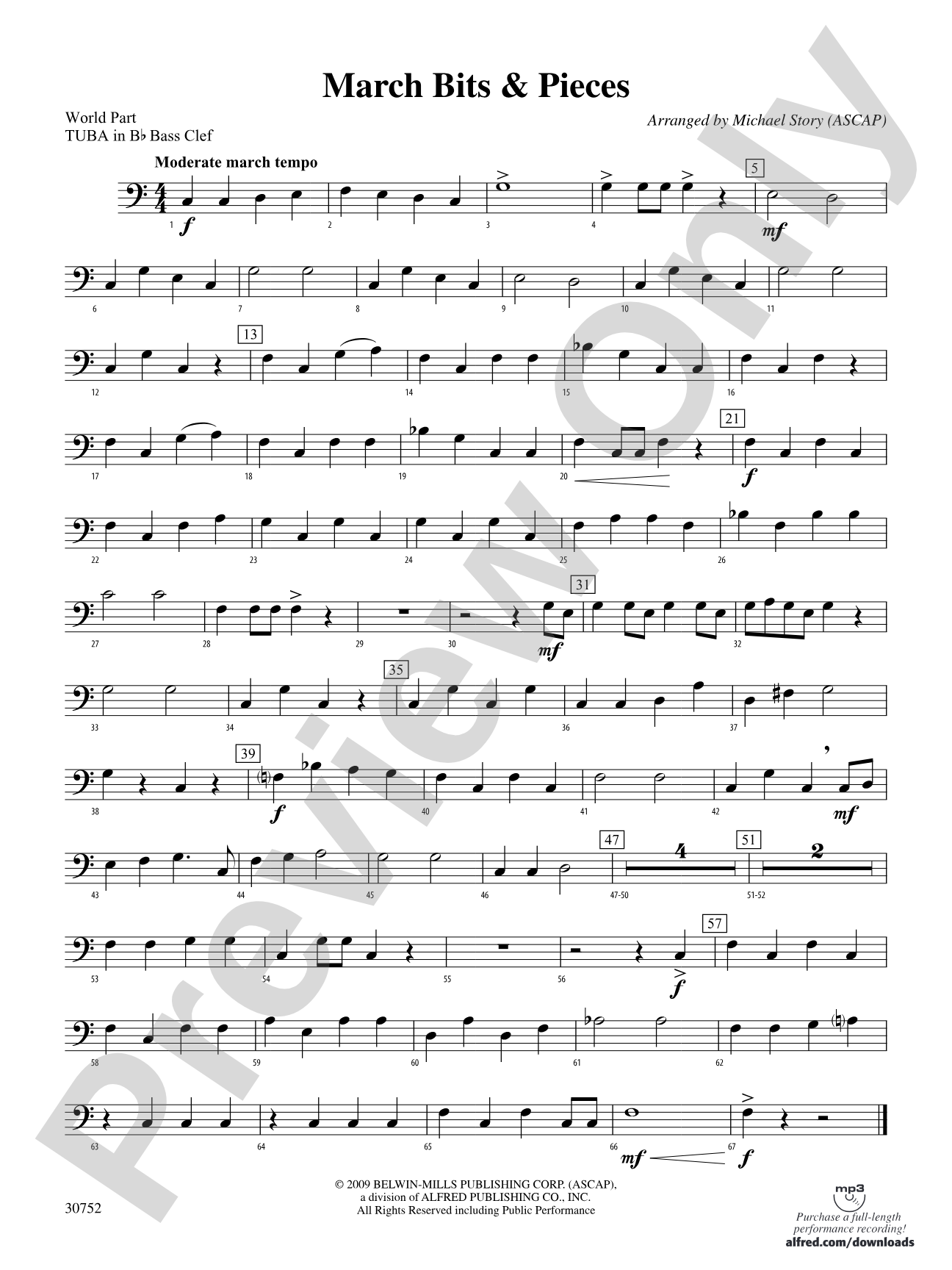 March Bits & Pieces: (wp) B-flat Tuba B.C.