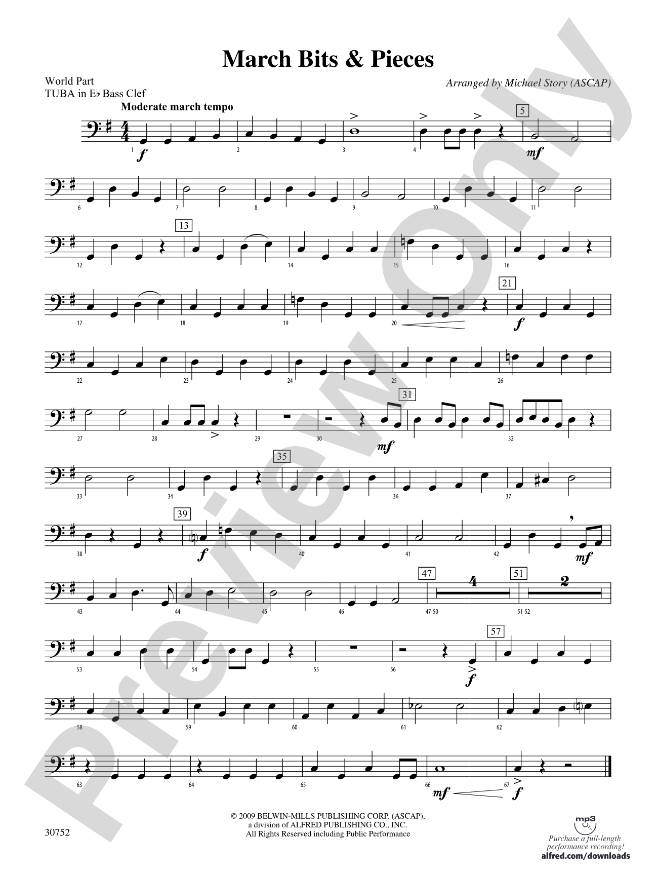March Bits & Pieces: (wp) E-flat Tuba B.C.