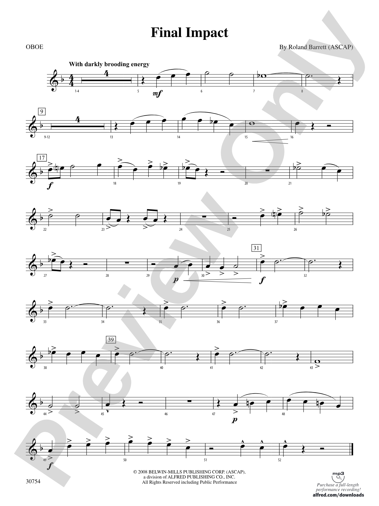 Final Impact: Oboe