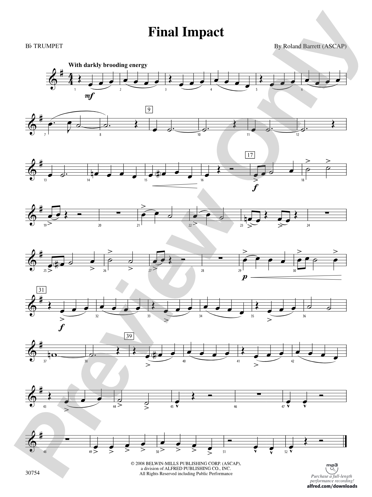 Final Impact: 1st B-flat Trumpet