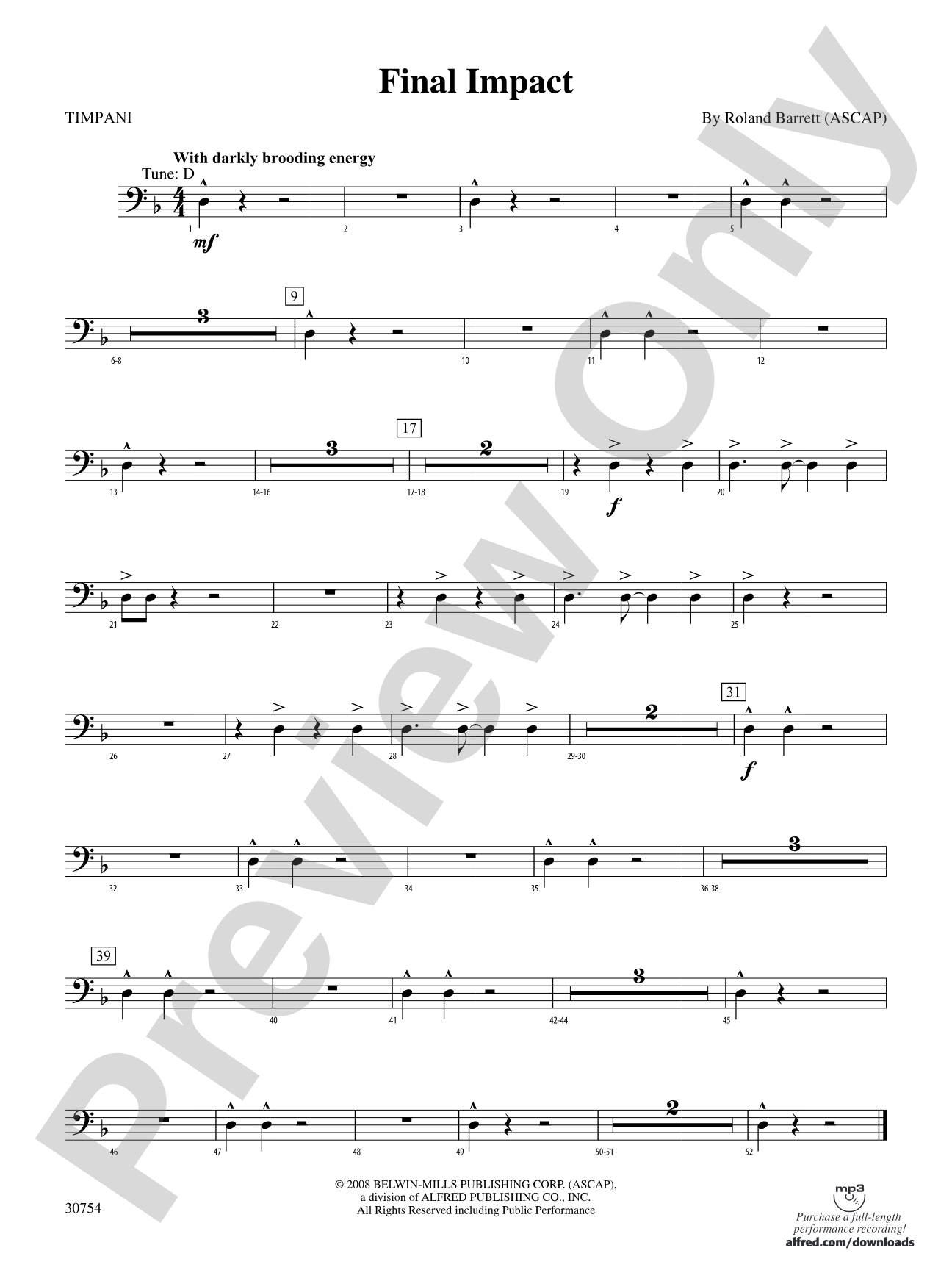 Final Impact: Timpani