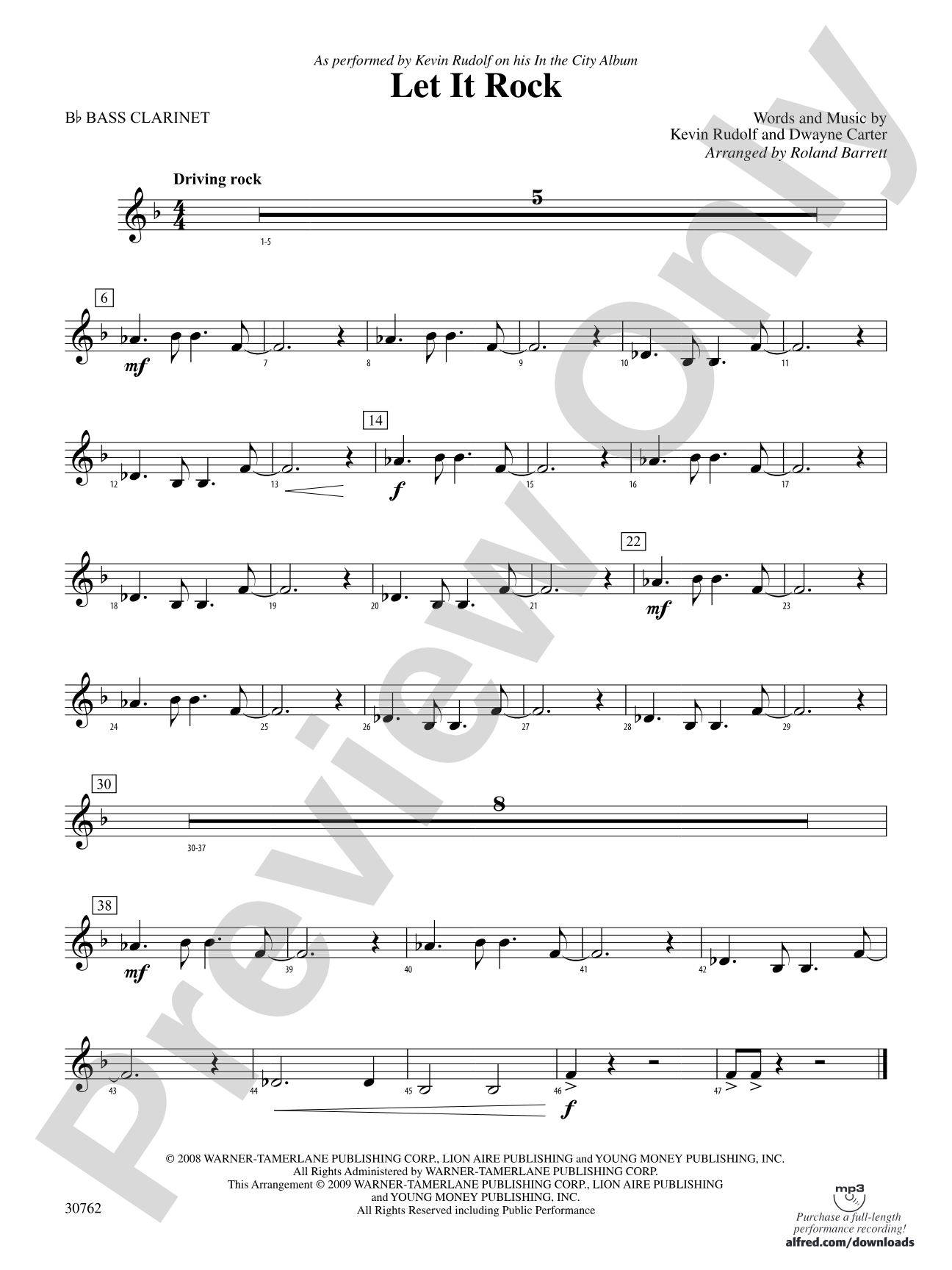 Let It Rock: B-flat Bass Clarinet