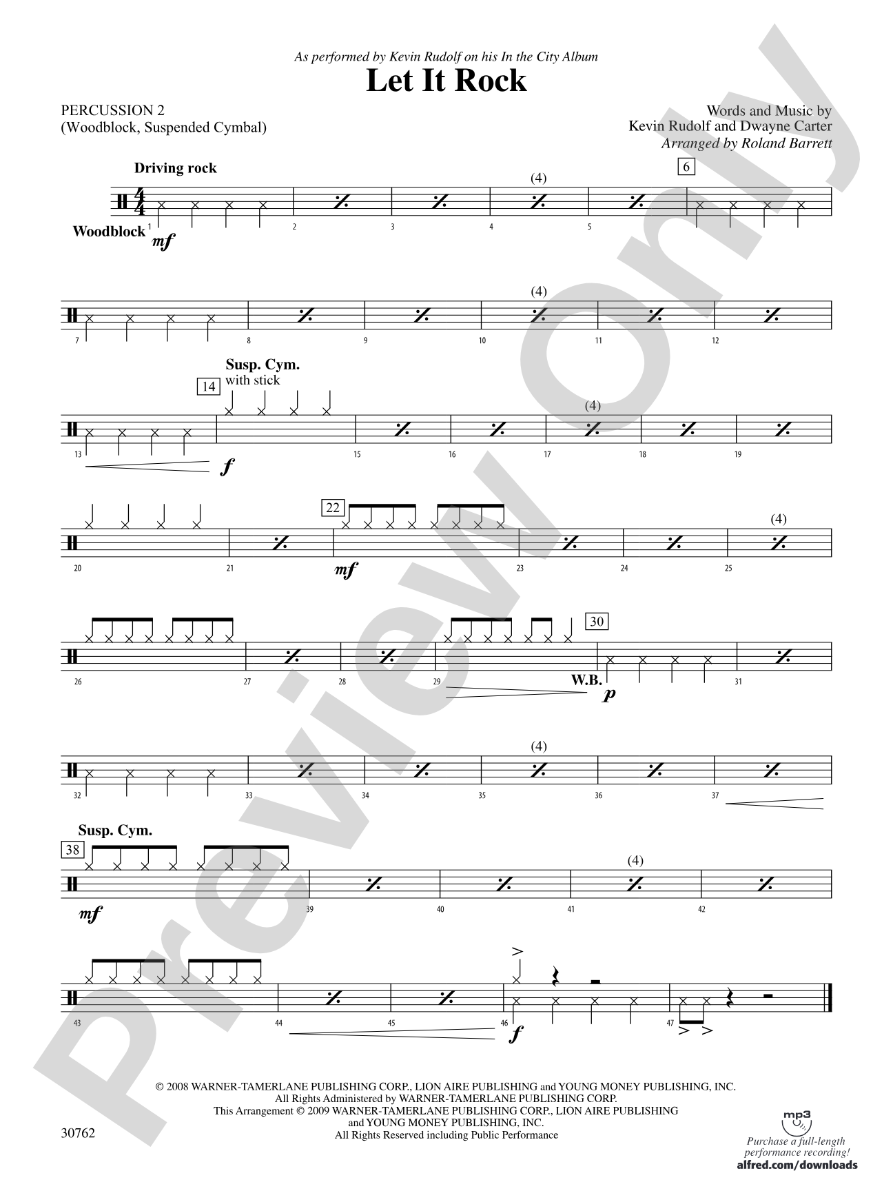 Let It Rock: 2nd Percussion