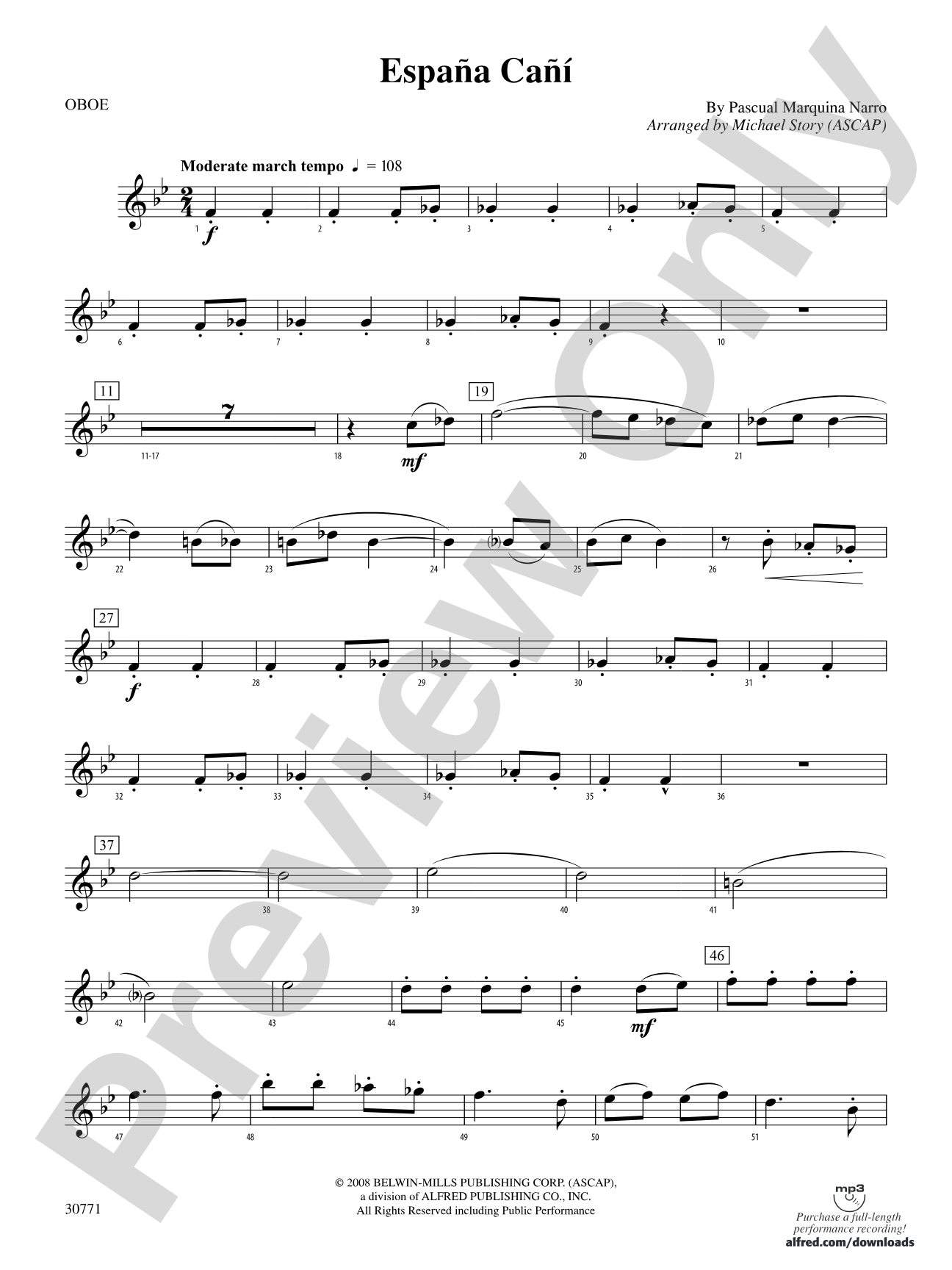 España Cañí: Oboe