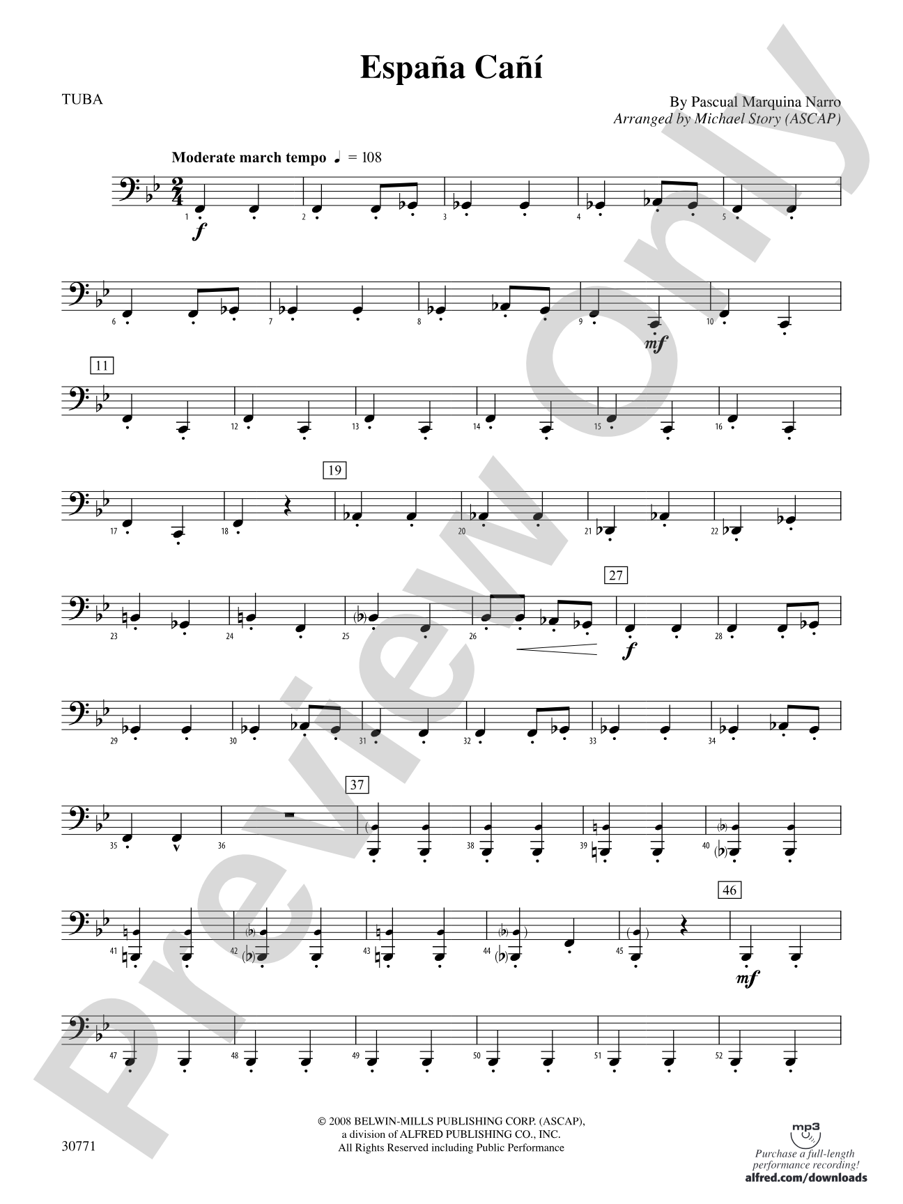 España Cañí: Tuba