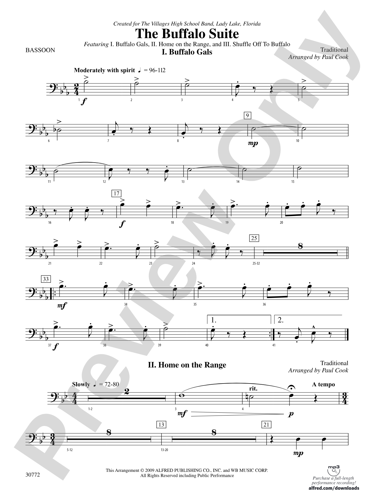 The Buffalo Suite: Bassoon