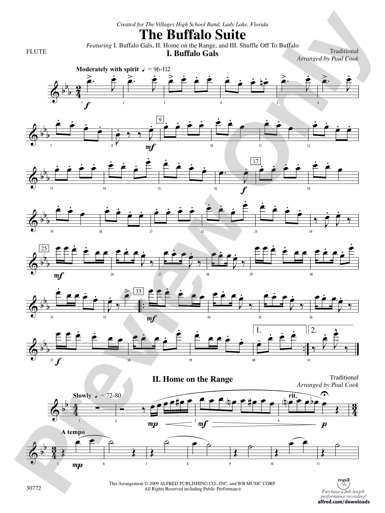 The Buffalo Suite: Flute