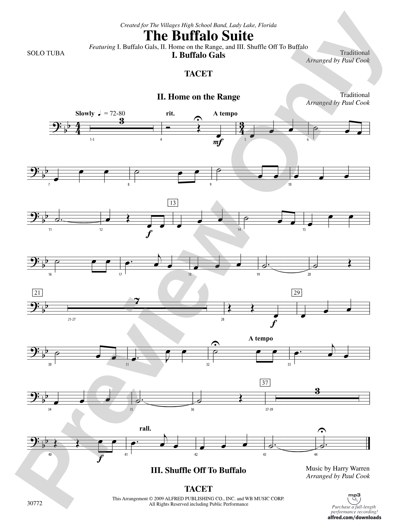 The Buffalo Suite: Solo Tuba