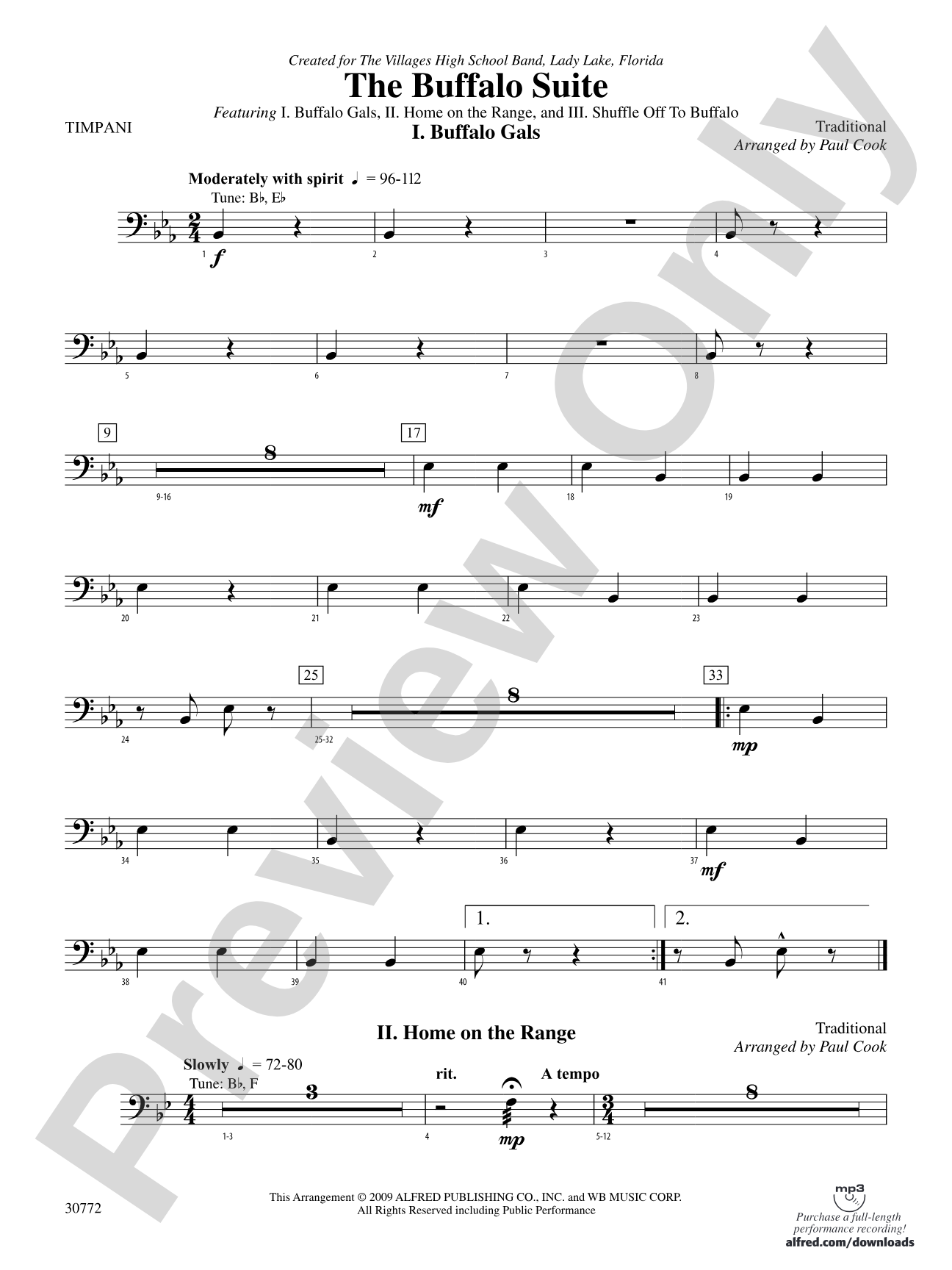 The Buffalo Suite: Timpani