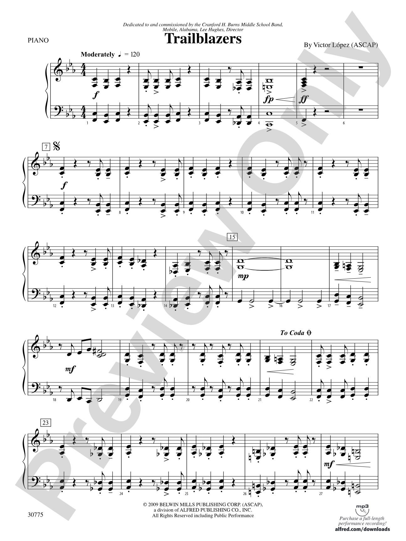 Trailblazers: Piano Accompaniment