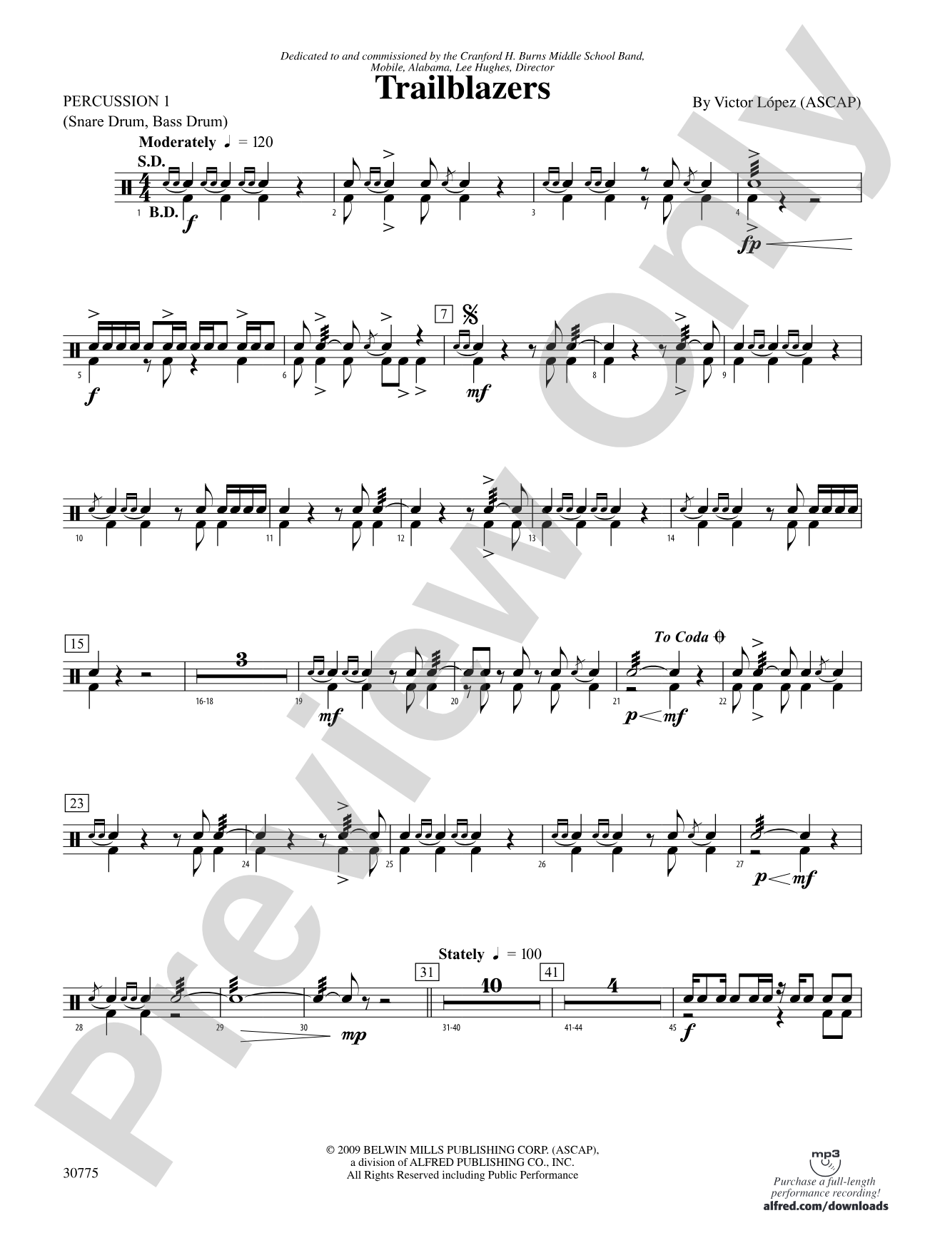 Trailblazers: 1st Percussion