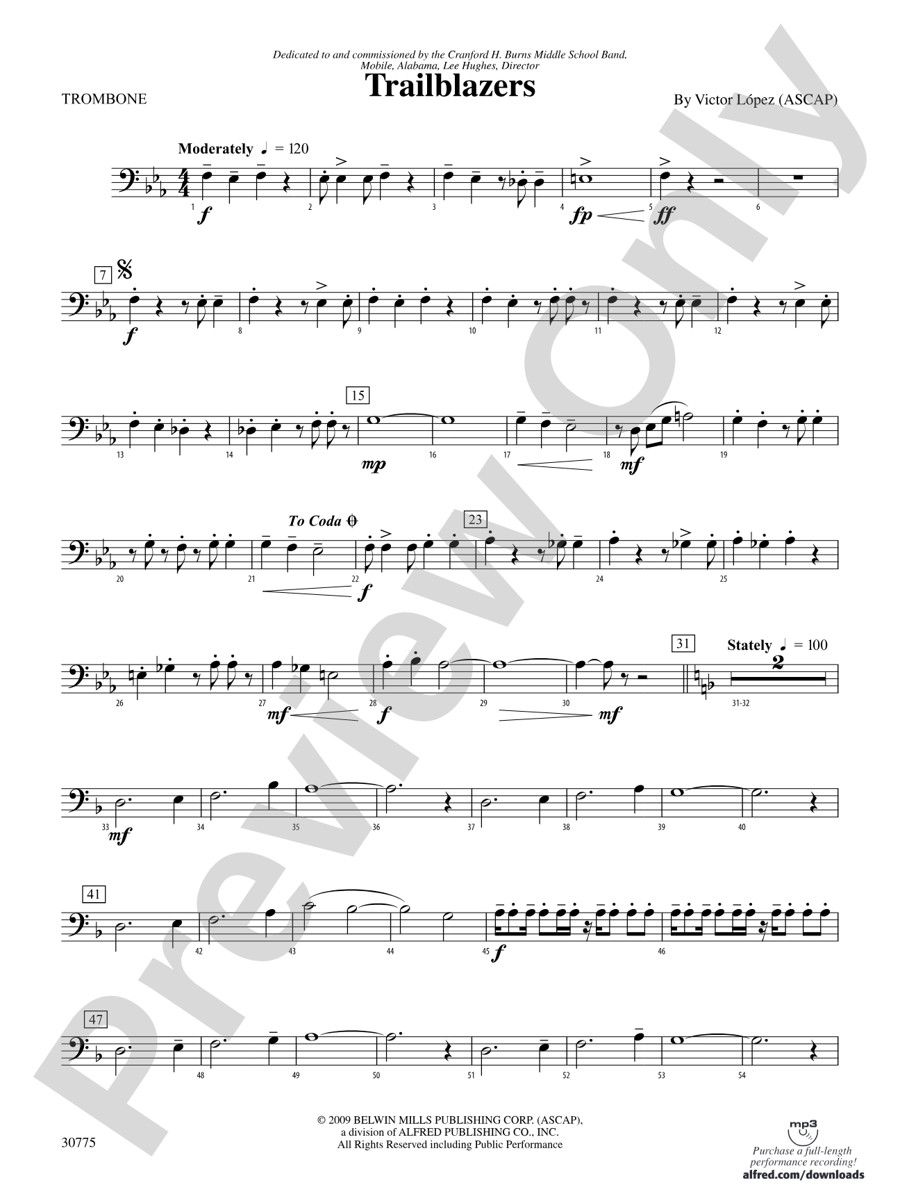 Trailblazers: 1st Trombone