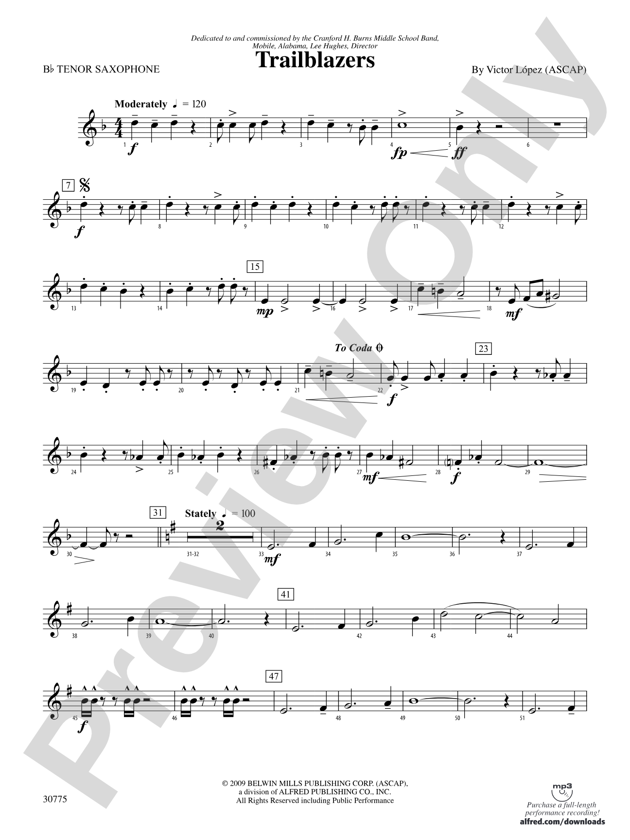 Trailblazers: B-flat Tenor Saxophone