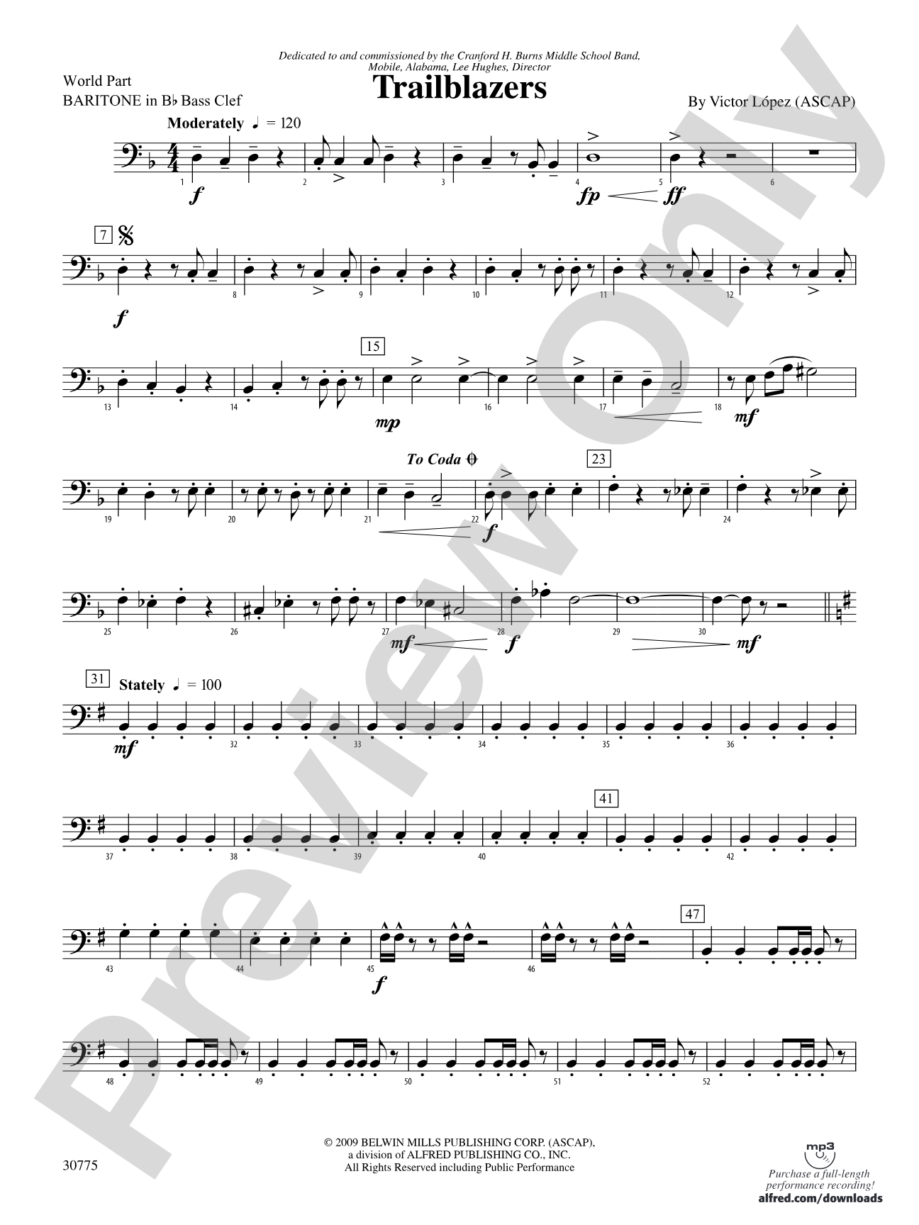 Trailblazers: (wp) B-flat Baritone B.C.