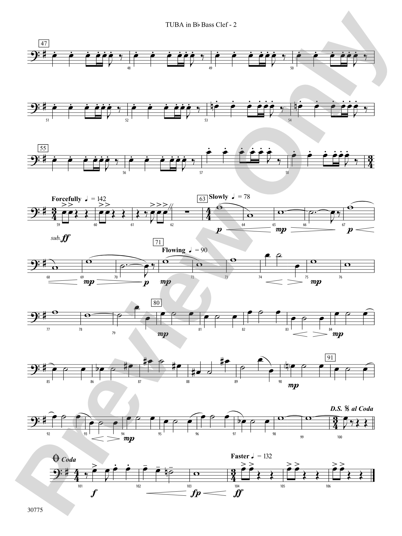 Trailblazers: (wp) B-flat Tuba B.C.