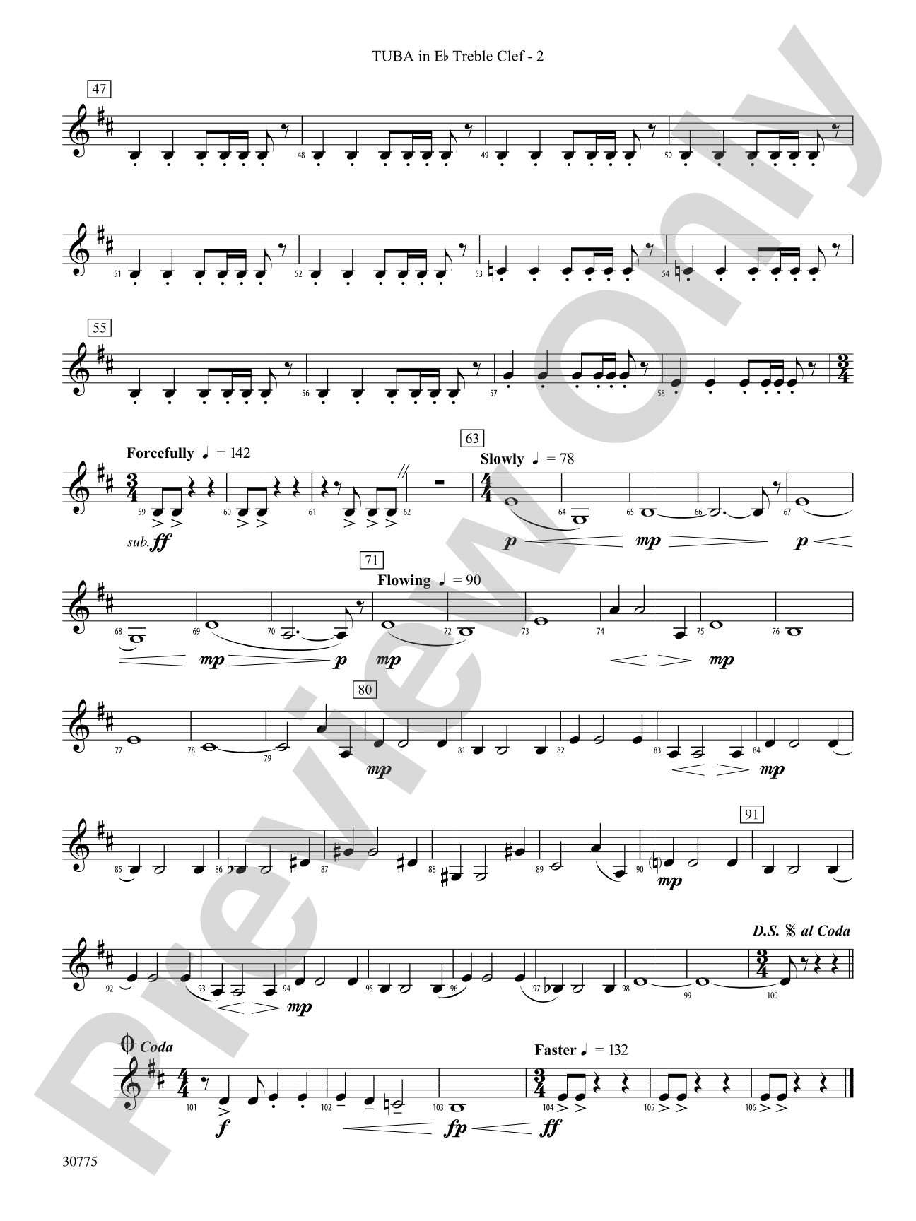 Trailblazers: (wp) E-flat Tuba T.C.