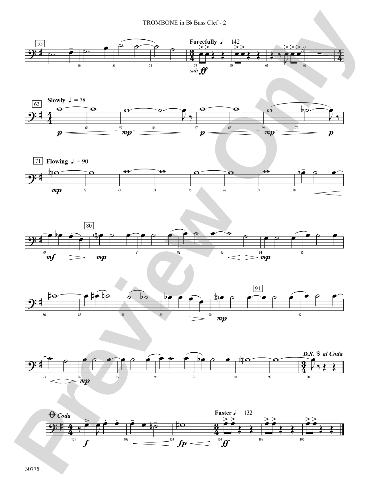 Trailblazers: (wp) 1st B-flat Trombone B.C.