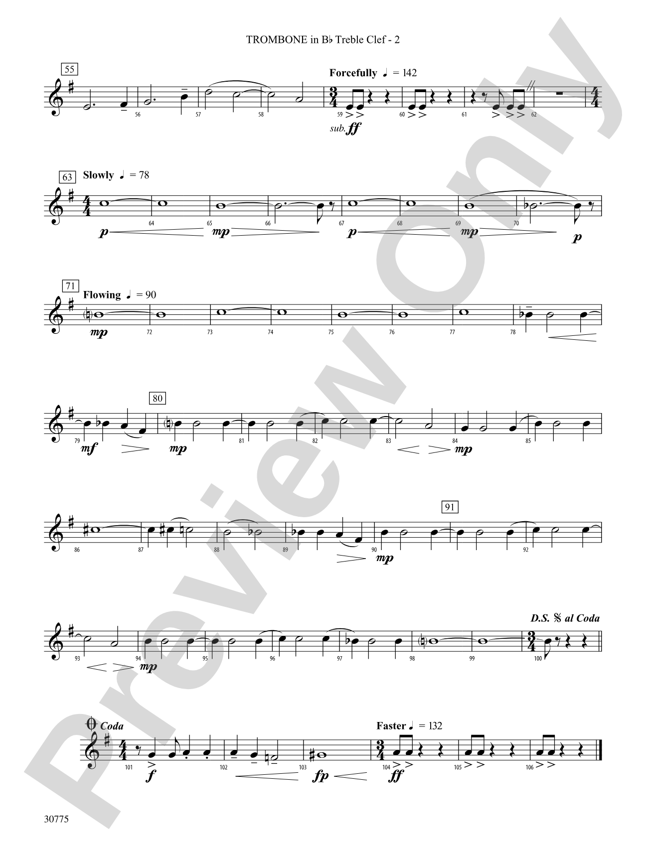Trailblazers: (wp) 1st B-flat Trombone T.C.