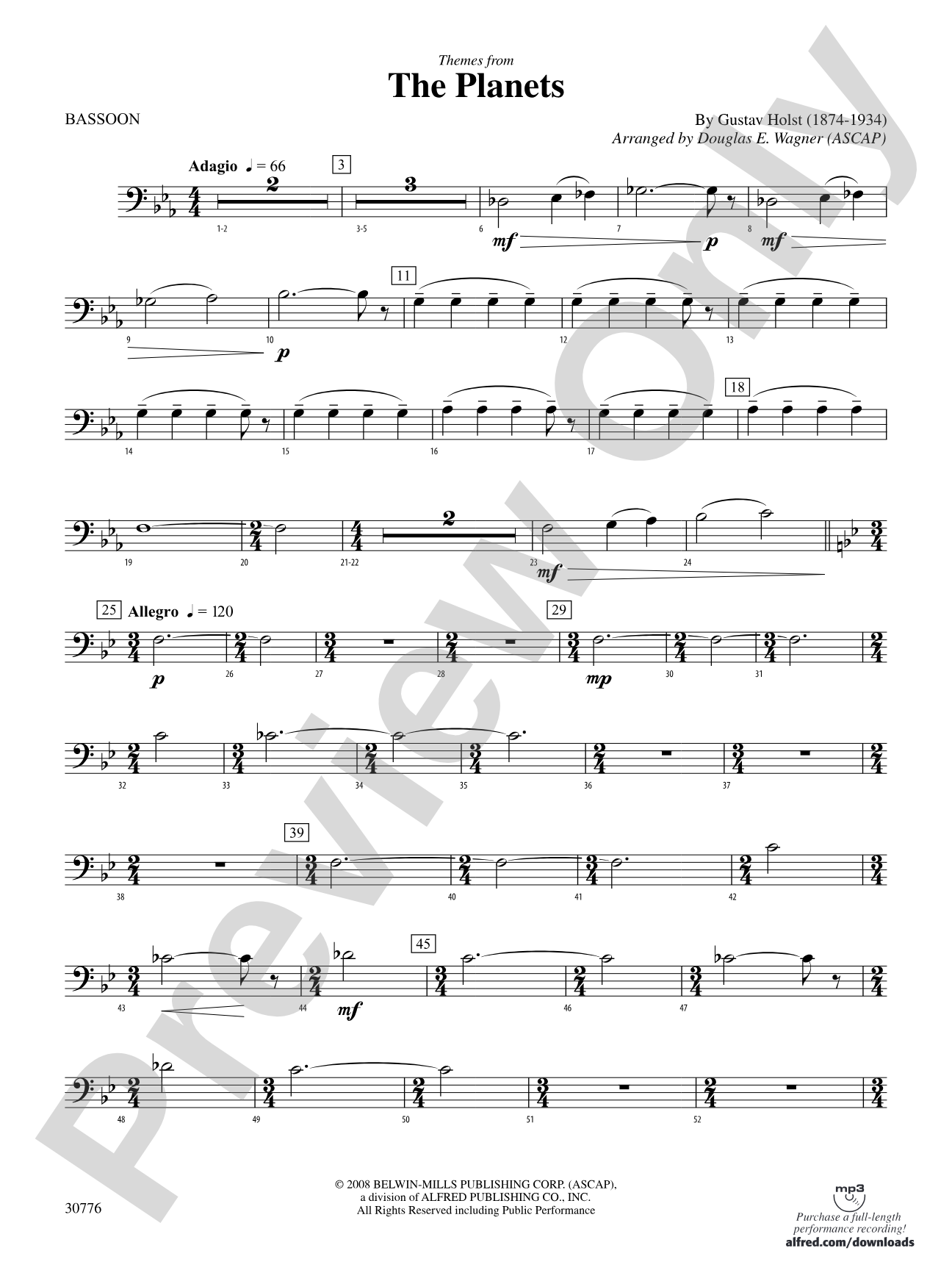The Planets: Bassoon
