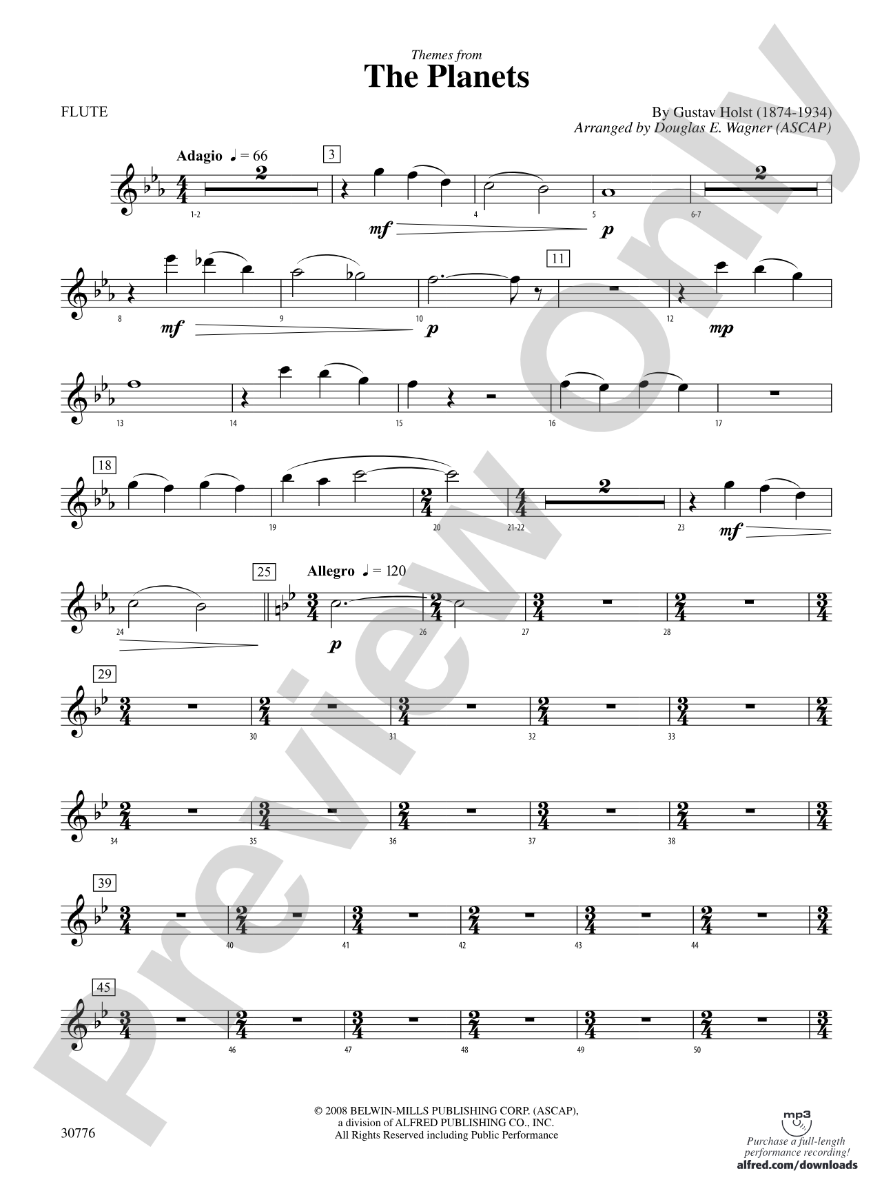 The Planets: Flute