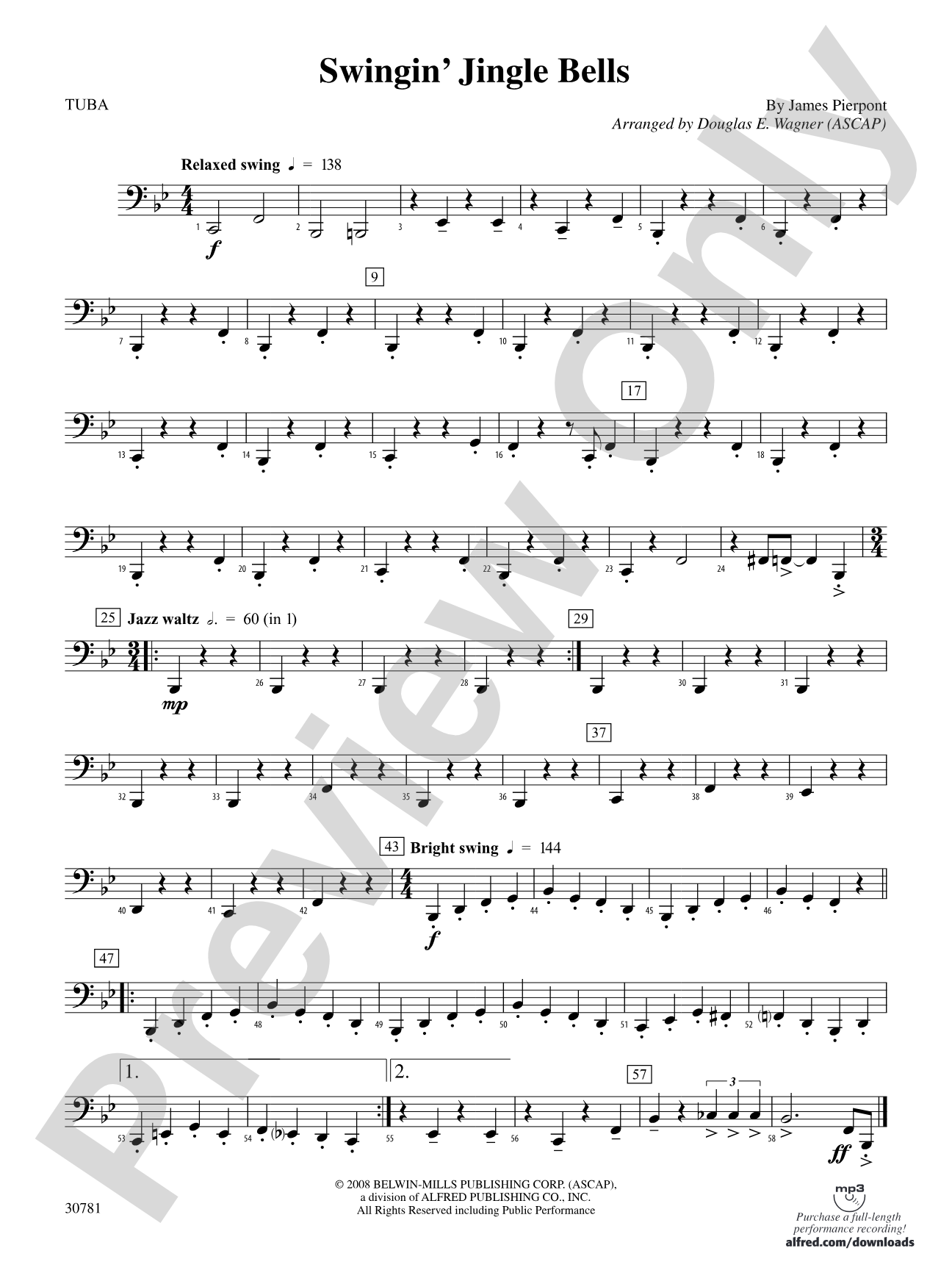 Swingin' Jingle Bells: Tuba