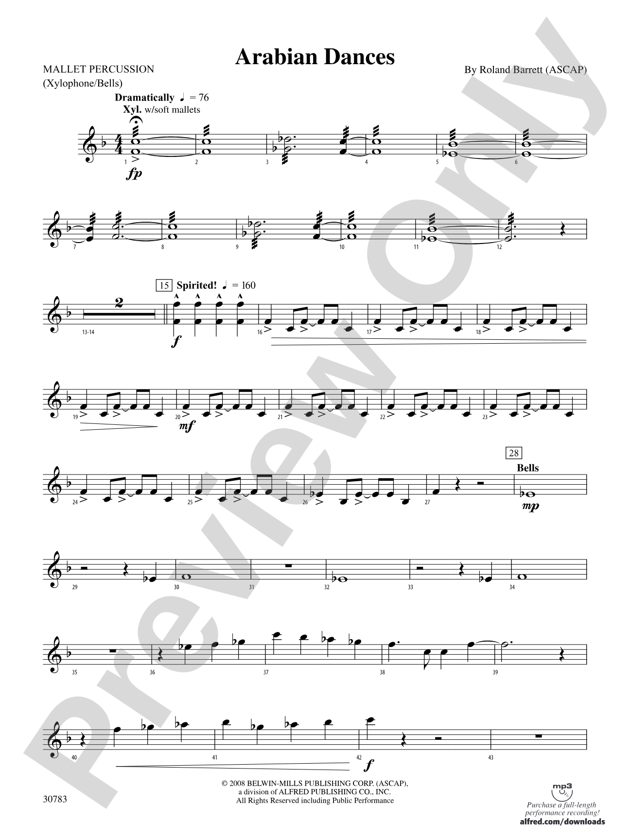 Arabian Dances: Mallets