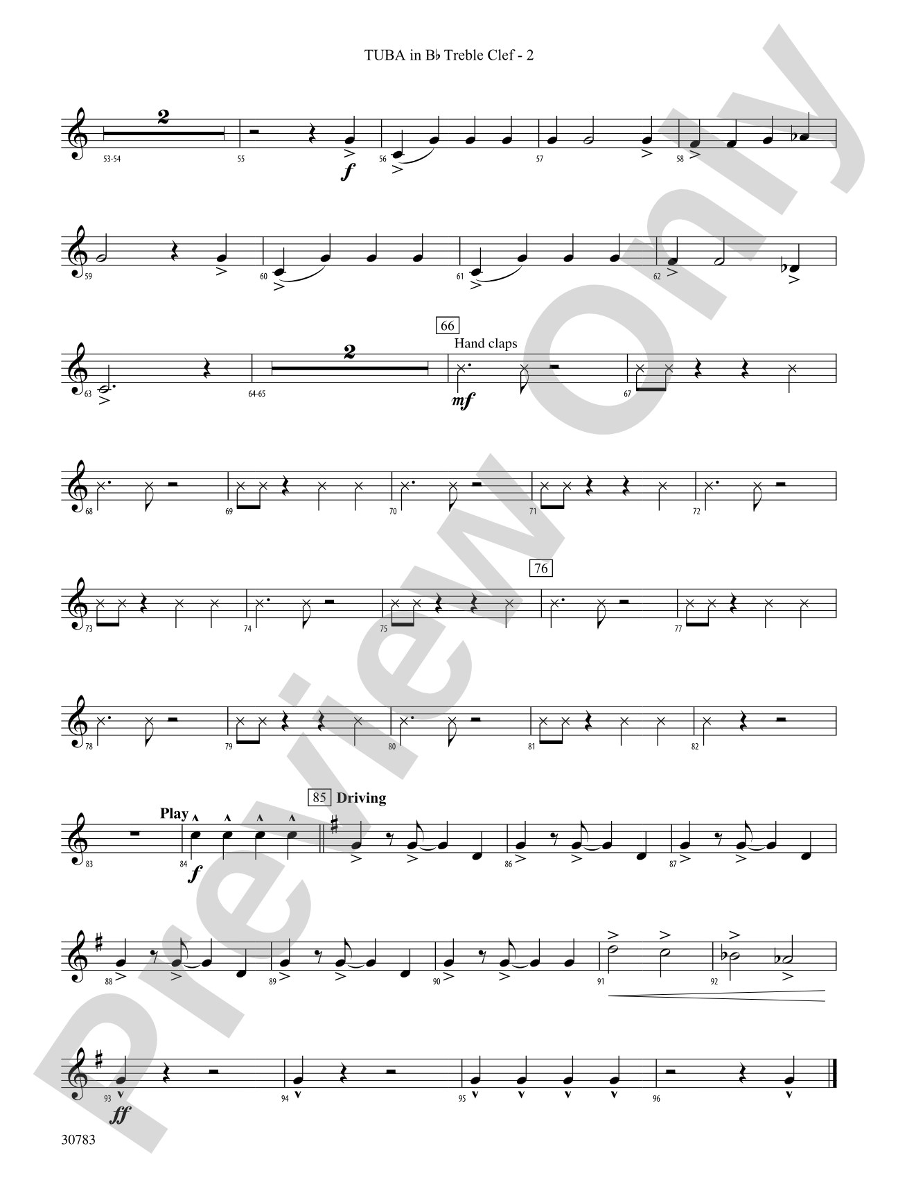 Arabian Dances: (wp) B-flat Tuba T.C.