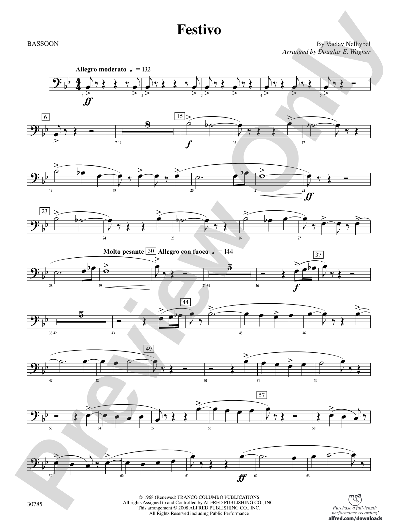 Festivo: Bassoon