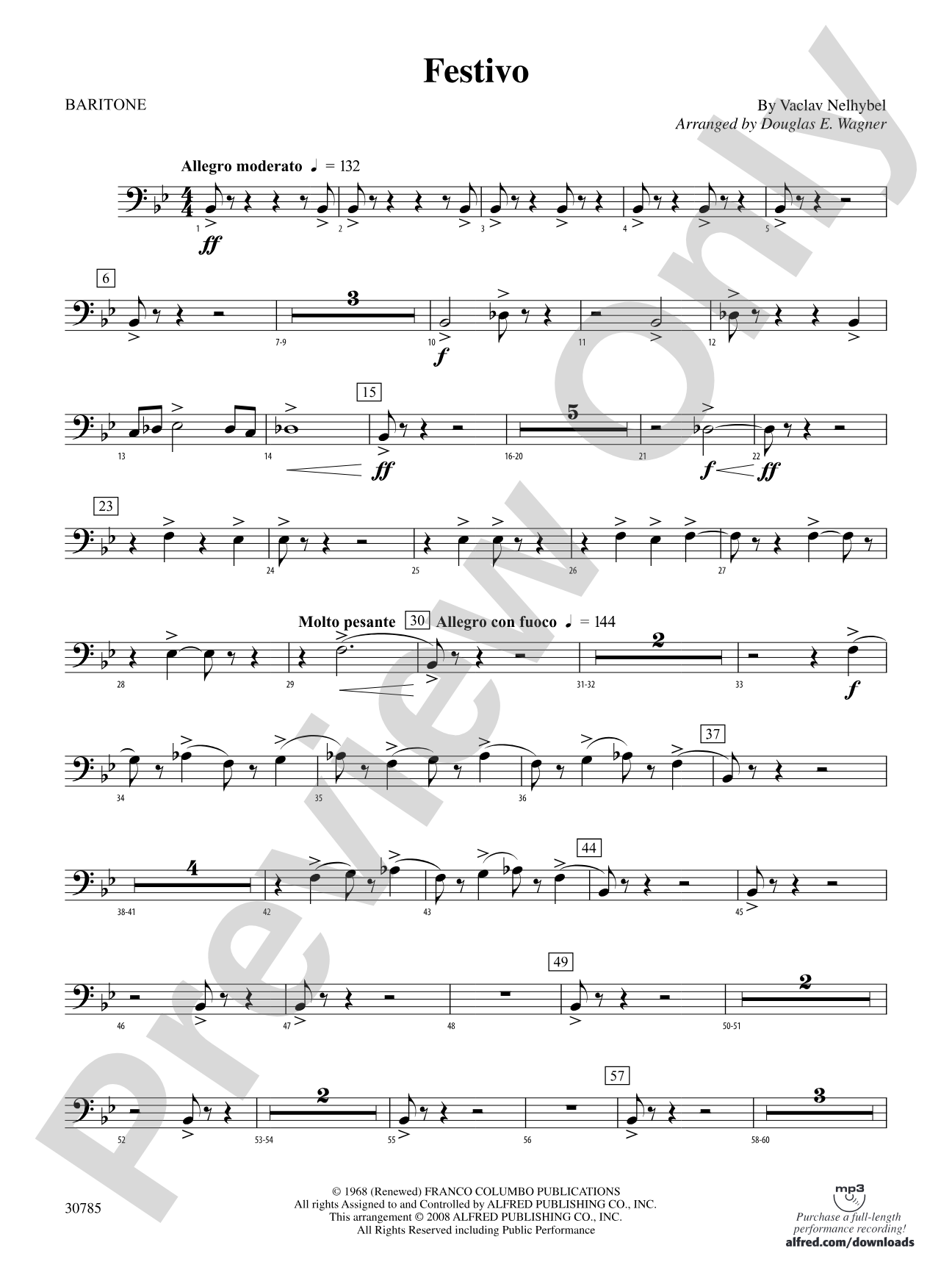 Festivo: Baritone B.C.